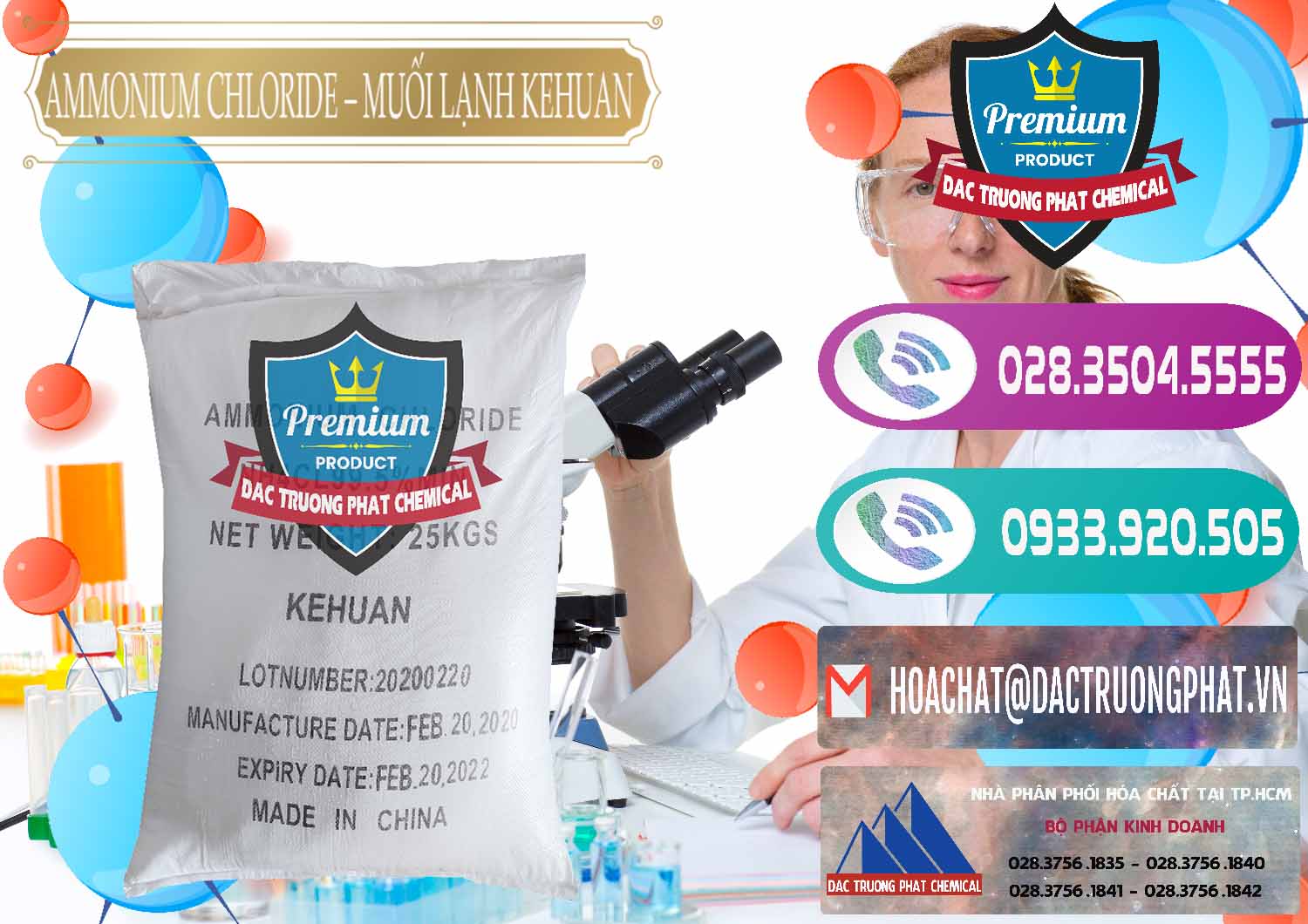 Công ty chuyên bán & cung ứng Ammonium Chloride – NH4CL Muối Lạnh Kehuan Trung Quốc China - 0022 - Chuyên kinh doanh _ phân phối hóa chất tại TP.HCM - hoachatxulynuoc.com