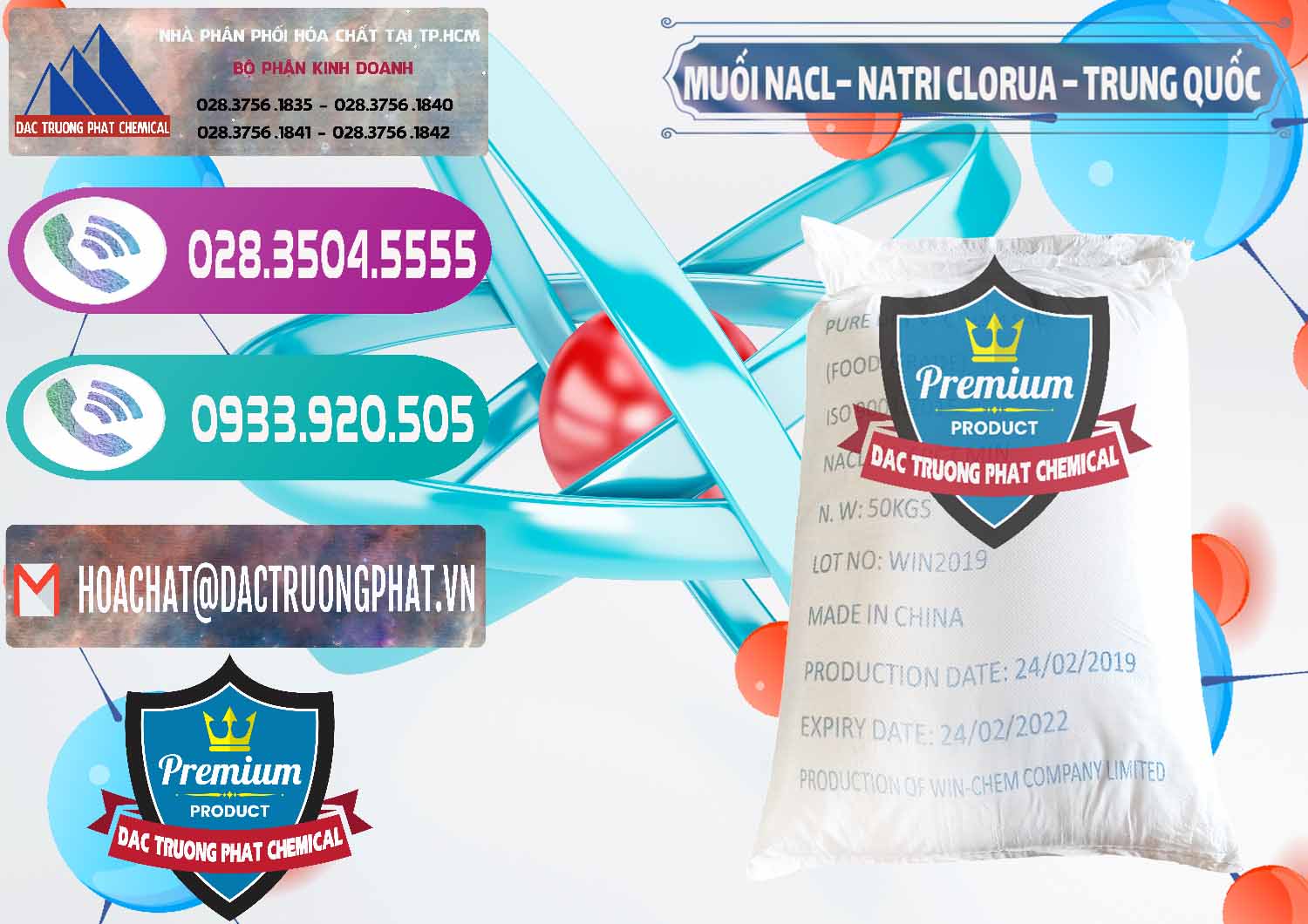 Đơn vị chuyên bán - phân phối Muối NaCL – Sodium Chloride Trung Quốc China - 0097 - Cty chuyên phân phối - bán hóa chất tại TP.HCM - hoachatxulynuoc.com