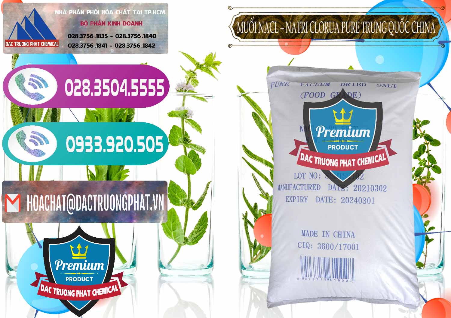 Công ty bán và cung ứng Muối NaCL – Sodium Chloride Pure Trung Quốc China - 0230 - Nơi cung cấp ( phân phối ) hóa chất tại TP.HCM - hoachatxulynuoc.com