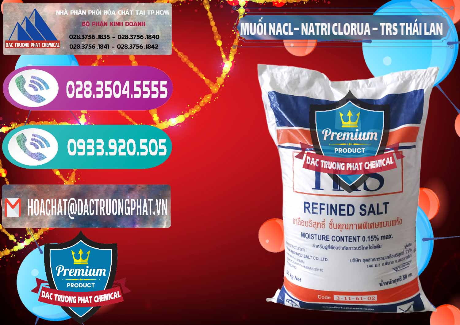 Công ty chuyên bán - cung cấp Muối NaCL – Sodium Chloride TRS Thái Lan - 0096 - Cty chuyên bán & cung cấp hóa chất tại TP.HCM - hoachatxulynuoc.com