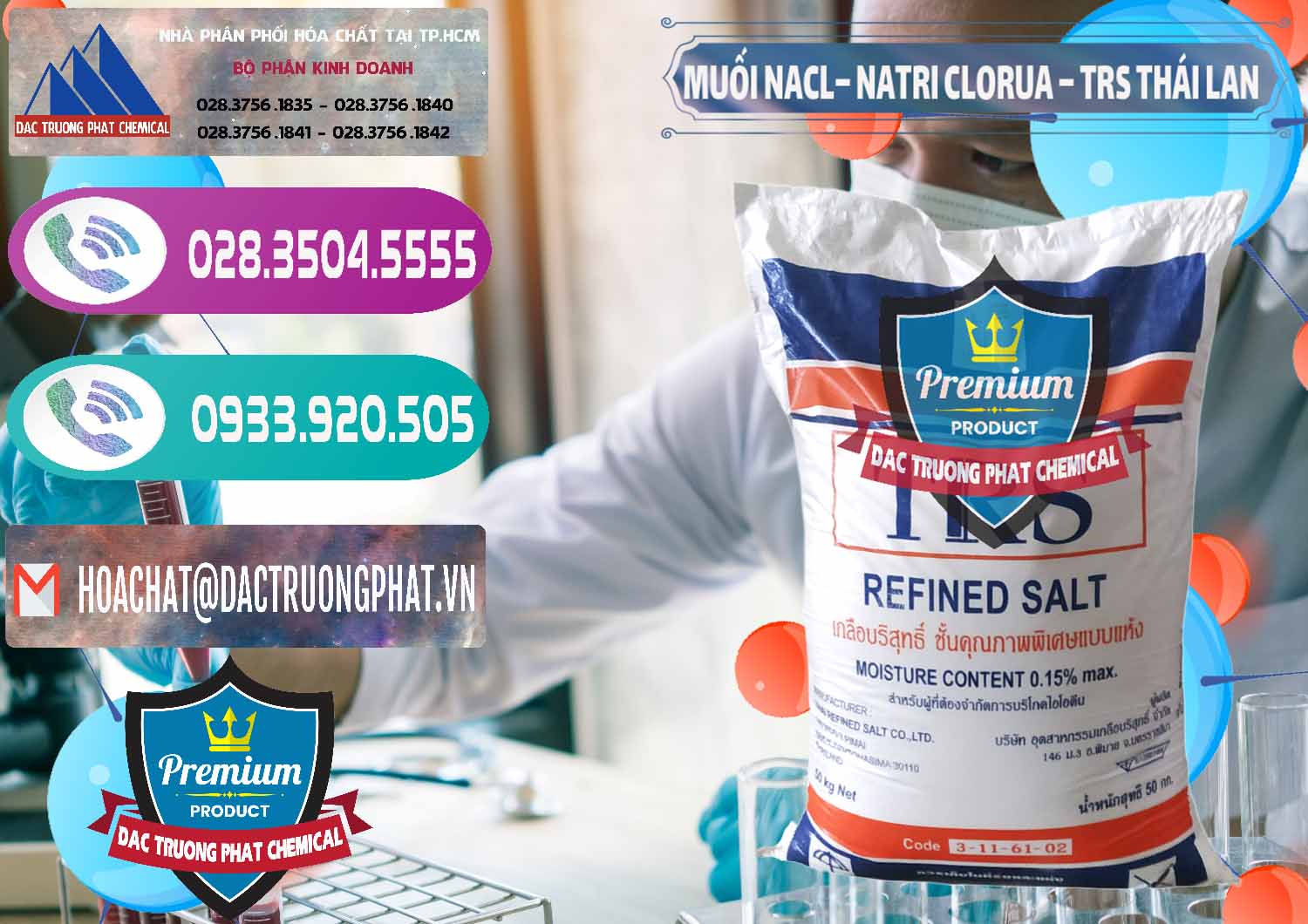 Nơi chuyên cung ứng _ bán Muối NaCL – Sodium Chloride TRS Thái Lan - 0096 - Chuyên phân phối _ cung cấp hóa chất tại TP.HCM - hoachatxulynuoc.com