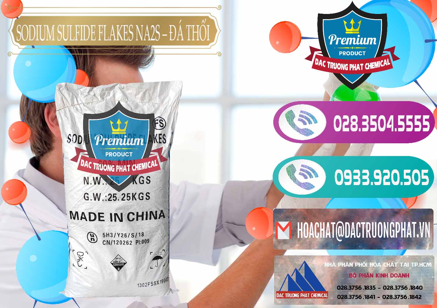 Nhà phân phối & bán Sodium Sulfide Flakes NA2S – Đá Thối Đỏ Trung Quốc China - 0150 - Công ty kinh doanh và cung cấp hóa chất tại TP.HCM - hoachatxulynuoc.com