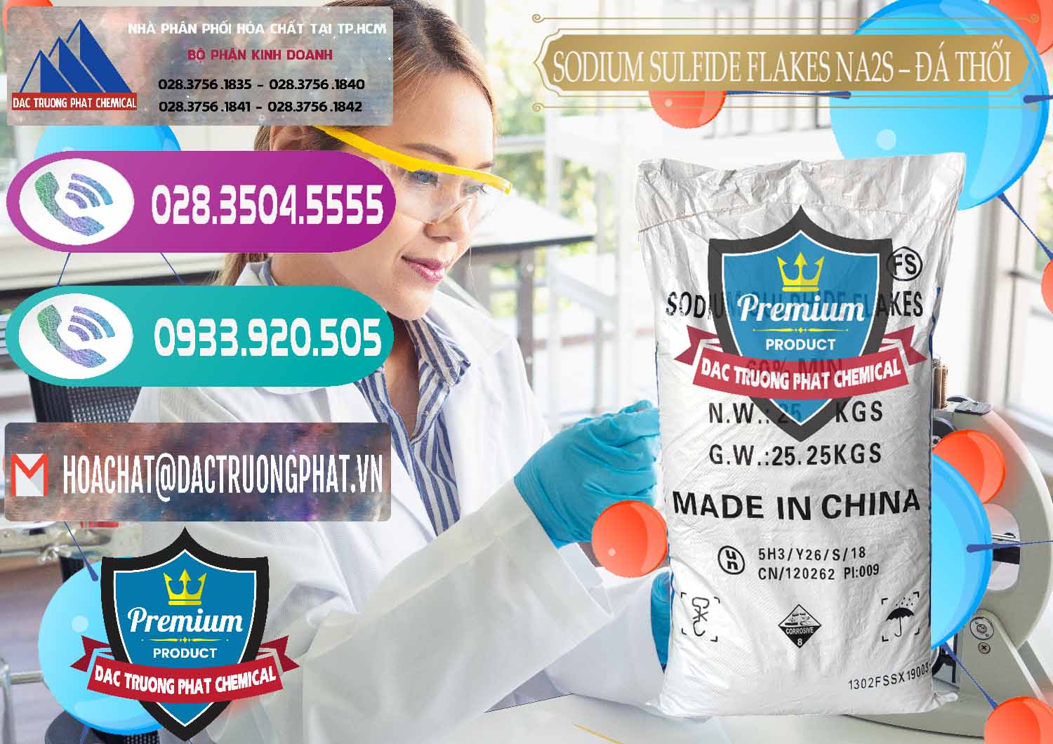 Công ty chuyên bán và cung ứng Sodium Sulfide Flakes NA2S – Đá Thối Đỏ Trung Quốc China - 0150 - Nơi nhập khẩu ( cung cấp ) hóa chất tại TP.HCM - hoachatxulynuoc.com