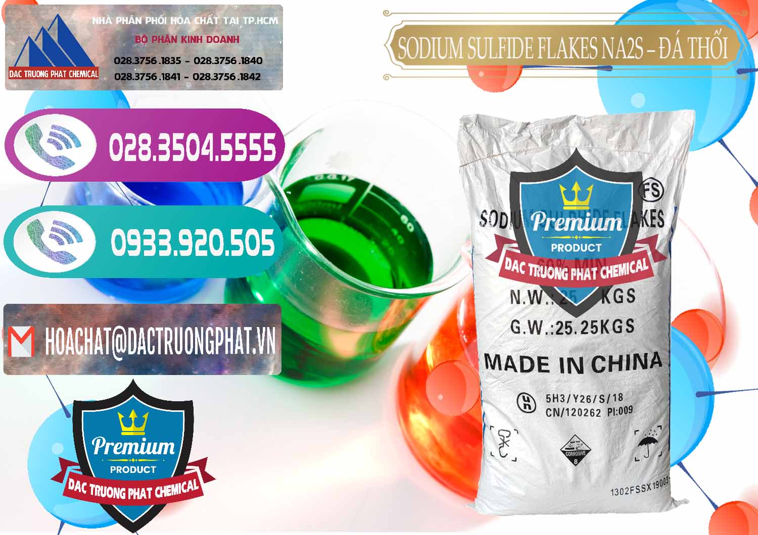Công ty chuyên cung ứng _ bán Sodium Sulfide Flakes NA2S – Đá Thối Đỏ Trung Quốc China - 0150 - Nơi cung cấp & kinh doanh hóa chất tại TP.HCM - hoachatxulynuoc.com
