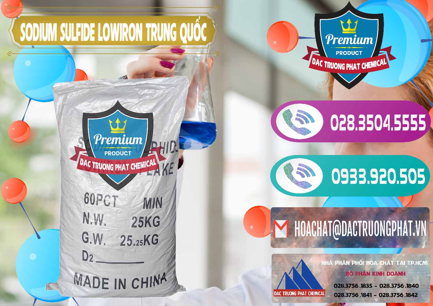 Đơn vị bán và cung cấp Sodium Sulfide NA2S – Đá Thối Lowiron Trung Quốc China - 0227 - Nơi chuyên phân phối & bán hóa chất tại TP.HCM - hoachatxulynuoc.com