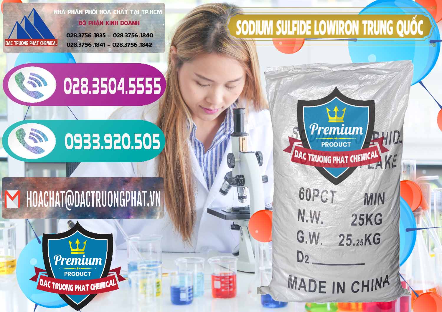 Nơi bán & phân phối Sodium Sulfide NA2S – Đá Thối Lowiron Trung Quốc China - 0227 - Công ty chuyên bán và cung cấp hóa chất tại TP.HCM - hoachatxulynuoc.com