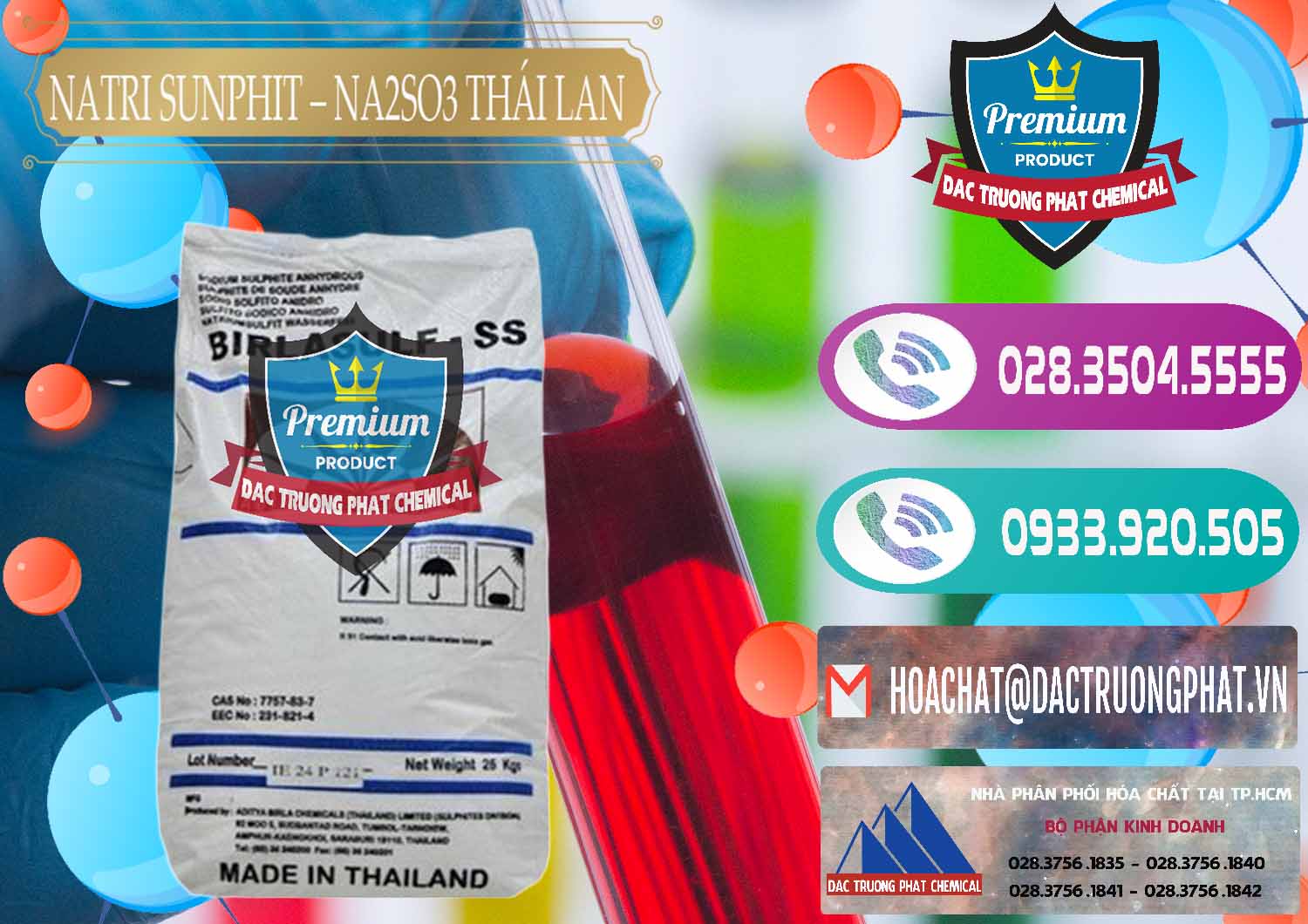 Nhà cung cấp - bán Natri Sunphit - NA2SO3 Thái Lan - 0105 - Nơi phân phối ( kinh doanh ) hóa chất tại TP.HCM - hoachatxulynuoc.com