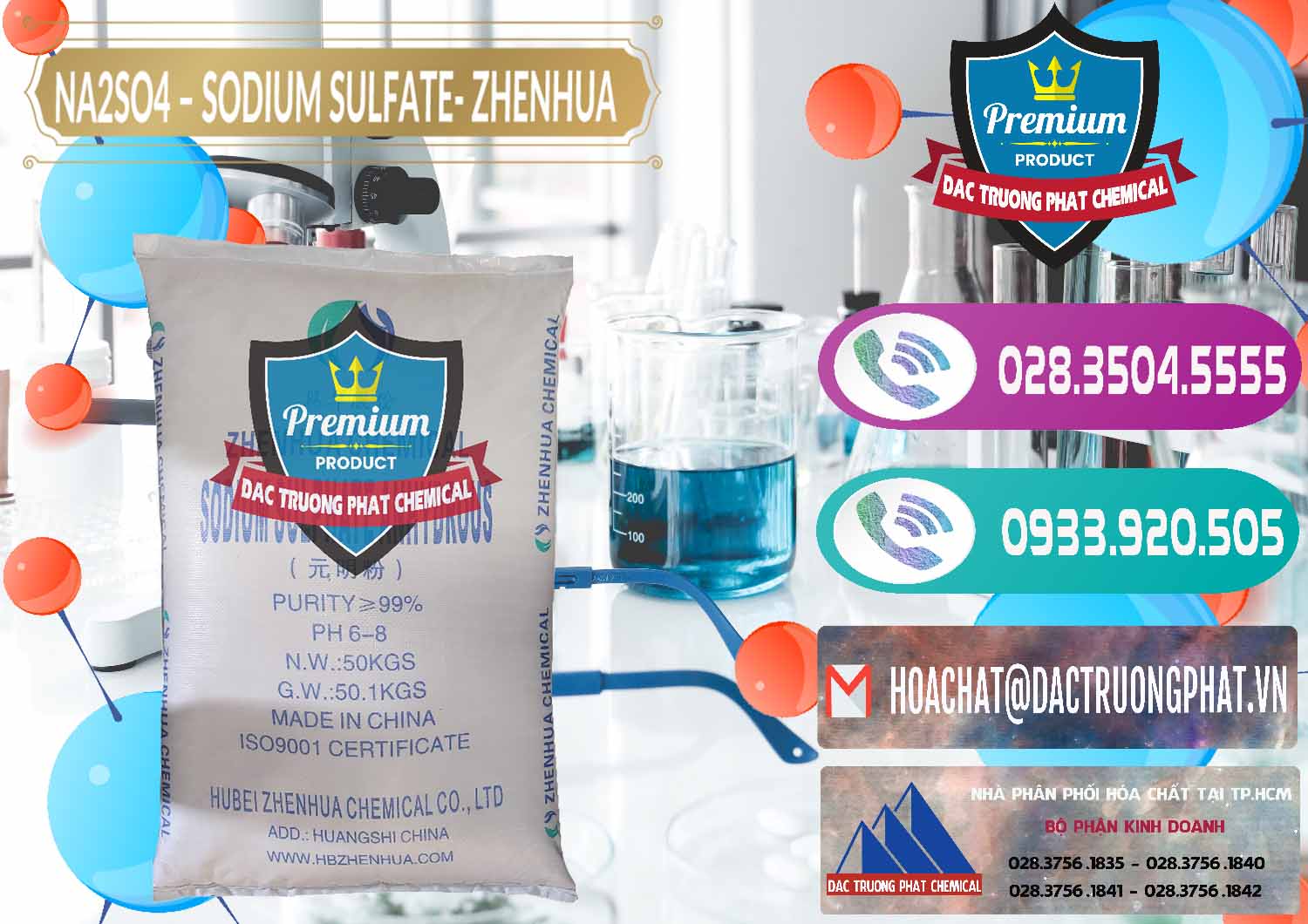 Chuyên bán - cung ứng Sodium Sulphate - Muối Sunfat Na2SO4 Zhenhua Trung Quốc China - 0101 - Công ty chuyên cung cấp ( kinh doanh ) hóa chất tại TP.HCM - hoachatxulynuoc.com