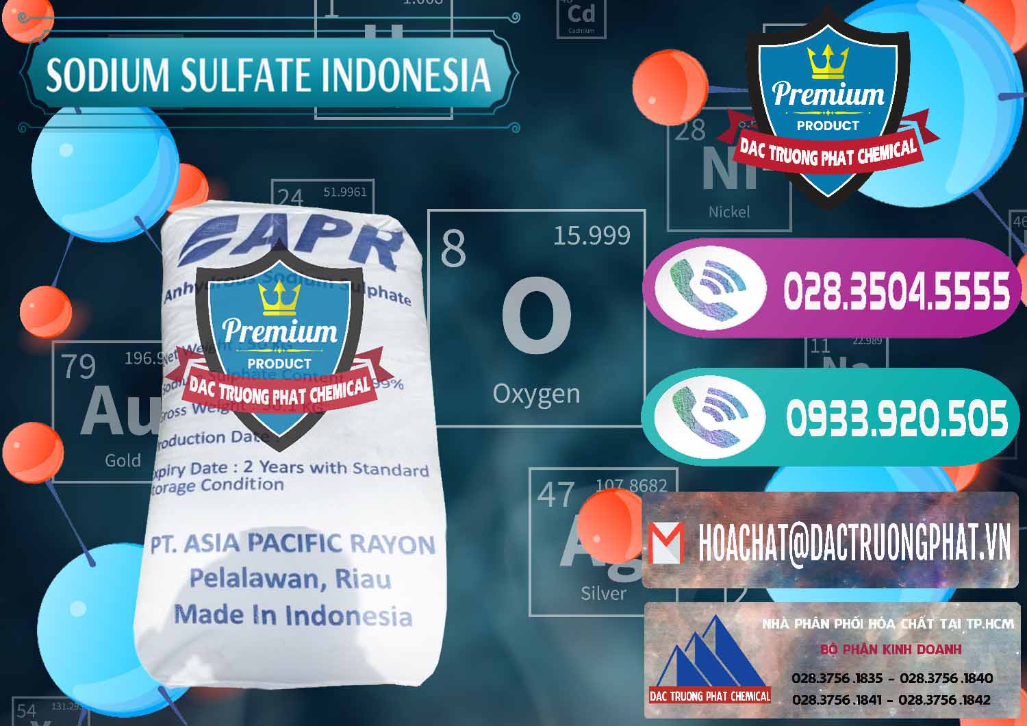 Chuyên bán ( phân phối ) Sodium Sulphate - Muối Sunfat Na2SO4 APR Indonesia - 0460 - Cty chuyên nhập khẩu và cung cấp hóa chất tại TP.HCM - hoachatxulynuoc.com