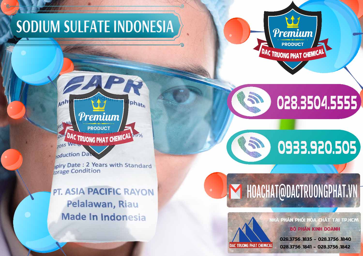 Cty chuyên cung cấp ( bán ) Sodium Sulphate - Muối Sunfat Na2SO4 APR Indonesia - 0460 - Nơi cung cấp và nhập khẩu hóa chất tại TP.HCM - hoachatxulynuoc.com