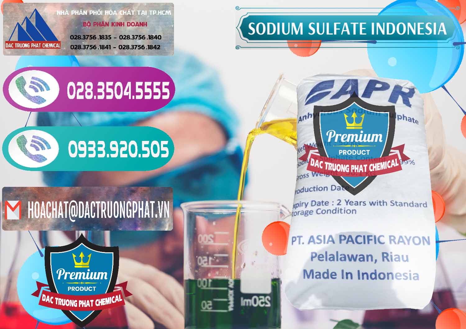 Công ty chuyên bán ( cung ứng ) Sodium Sulphate - Muối Sunfat Na2SO4 APR Indonesia - 0460 - Cty chuyên cung cấp & kinh doanh hóa chất tại TP.HCM - hoachatxulynuoc.com