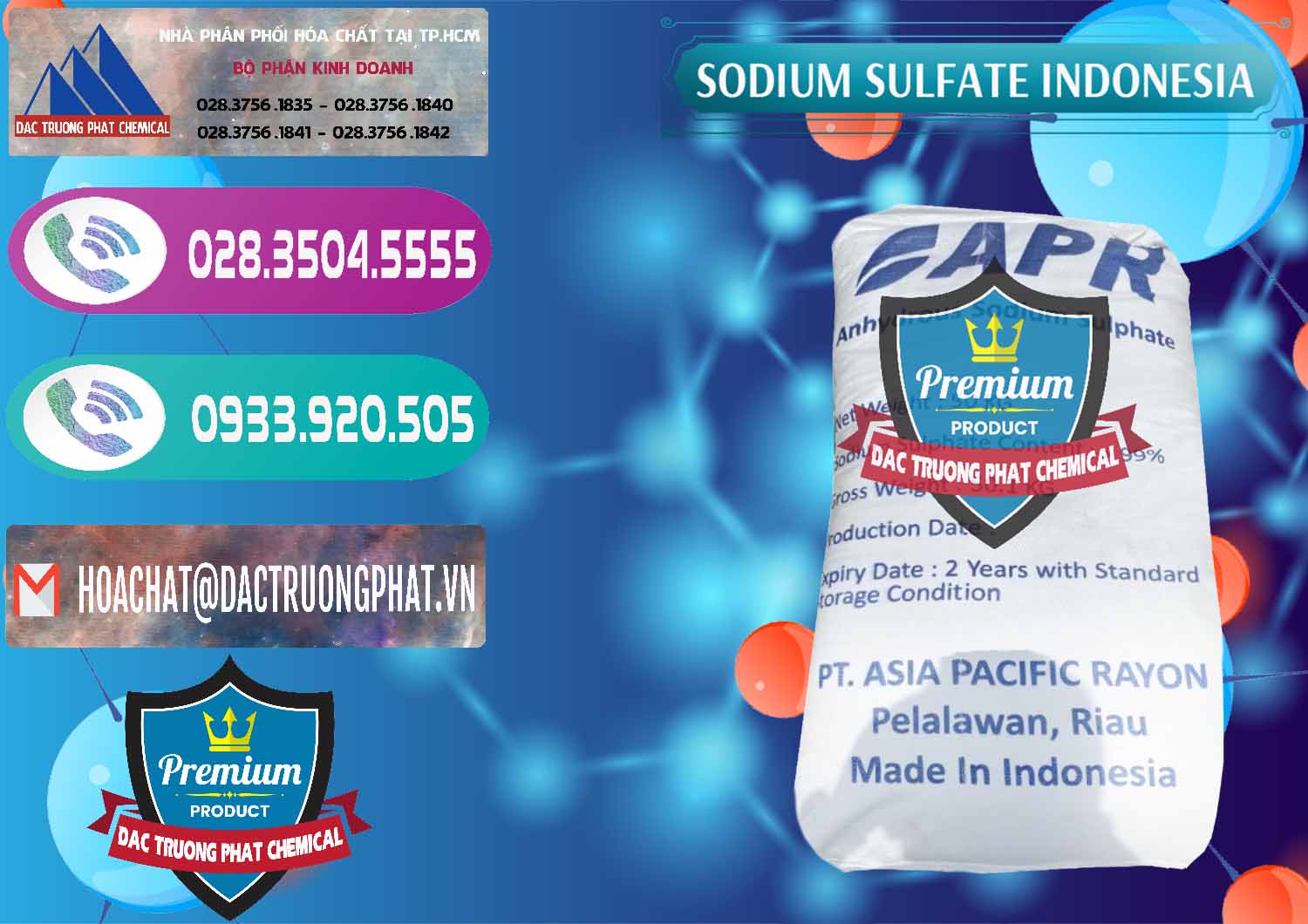 Nơi bán & phân phối Sodium Sulphate - Muối Sunfat Na2SO4 APR Indonesia - 0460 - Cty cung ứng ( phân phối ) hóa chất tại TP.HCM - hoachatxulynuoc.com