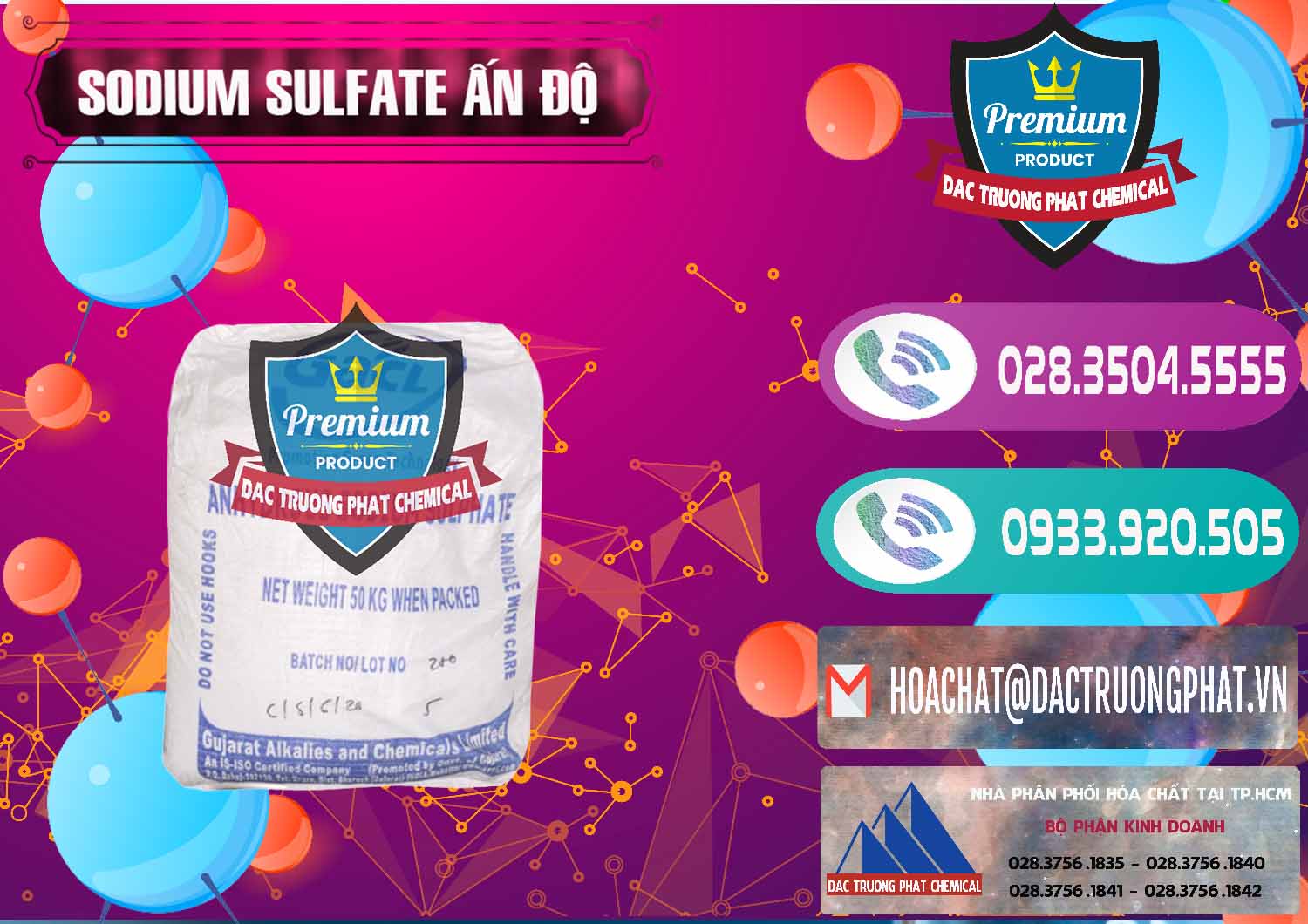 Cty chuyên phân phối _ bán Sodium Sulphate - Muối Sunfat Na2SO4 GACL Ấn Độ India - 0461 - Nơi chuyên bán & cung cấp hóa chất tại TP.HCM - hoachatxulynuoc.com