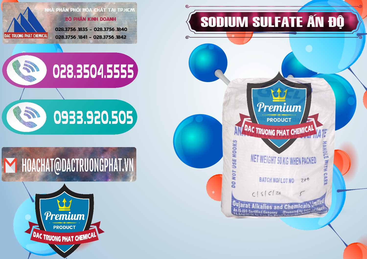 Cty chuyên bán - phân phối Sodium Sulphate - Muối Sunfat Na2SO4 GACL Ấn Độ India - 0461 - Đơn vị nhập khẩu và phân phối hóa chất tại TP.HCM - hoachatxulynuoc.com