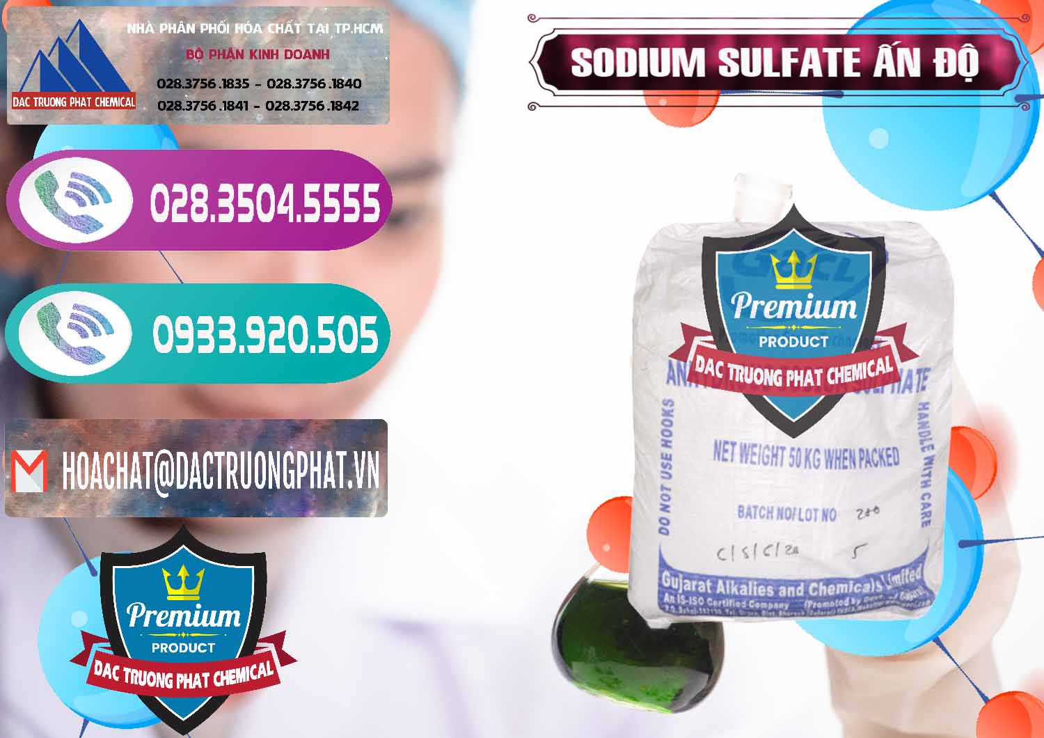 Nơi chuyên bán & phân phối Sodium Sulphate - Muối Sunfat Na2SO4 GACL Ấn Độ India - 0461 - Bán & phân phối hóa chất tại TP.HCM - hoachatxulynuoc.com