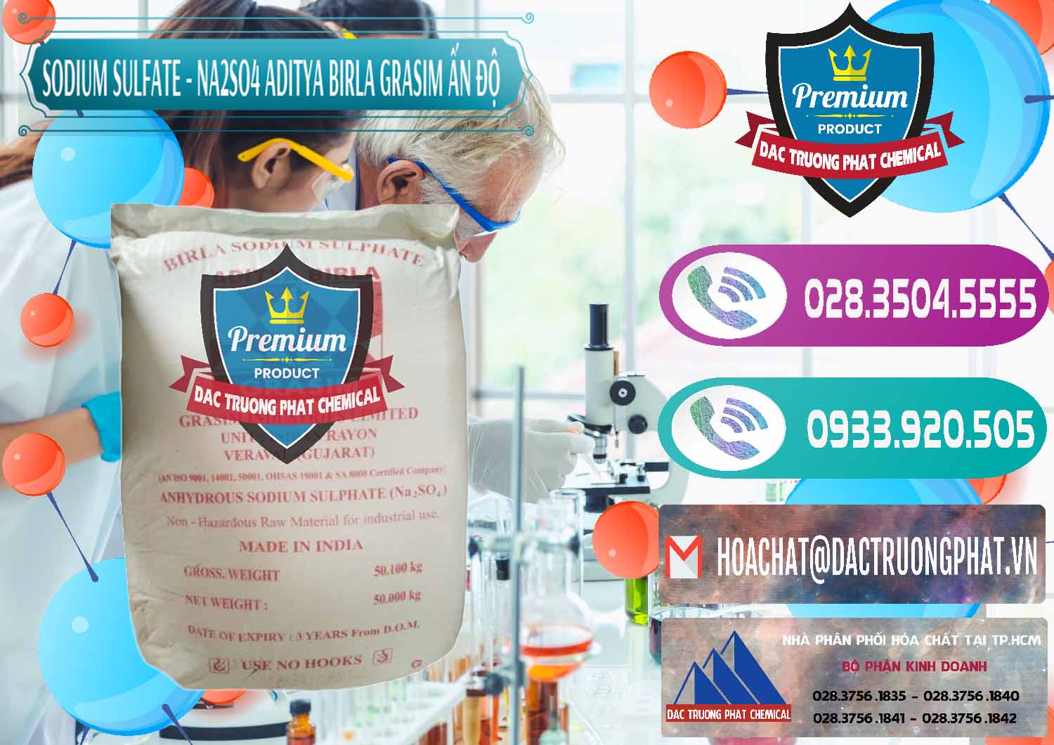 Công ty phân phối và bán Sodium Sulphate - Muối Sunfat Na2SO4 Grasim Ấn Độ India - 0356 - Nơi chuyên phân phối _ kinh doanh hóa chất tại TP.HCM - hoachatxulynuoc.com