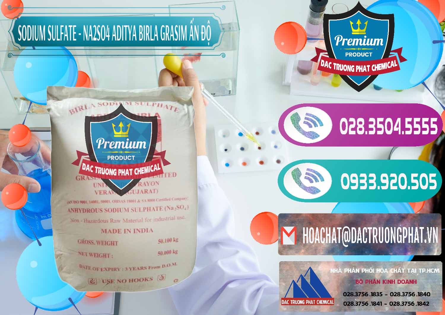 Đơn vị kinh doanh _ bán Sodium Sulphate - Muối Sunfat Na2SO4 Grasim Ấn Độ India - 0356 - Công ty chuyên phân phối ( nhập khẩu ) hóa chất tại TP.HCM - hoachatxulynuoc.com