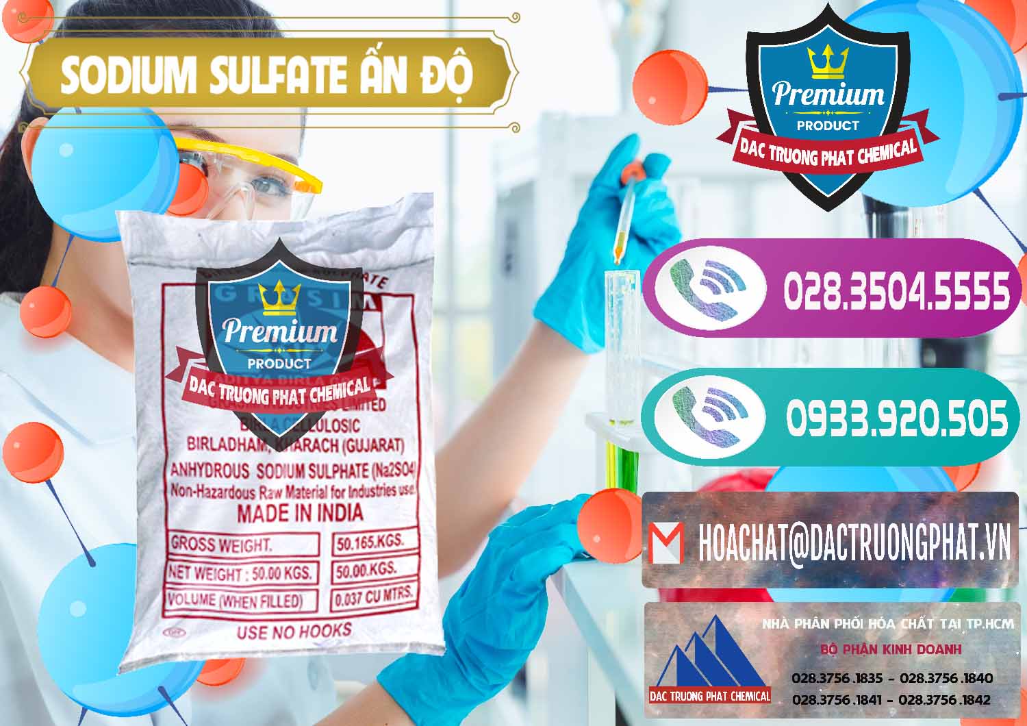 Cty chuyên kinh doanh và bán Sodium Sulphate - Muối Sunfat Na2SO4 Aditya Birla Grasim Ấn Độ India - 0462 - Nơi cung cấp ( nhập khẩu ) hóa chất tại TP.HCM - hoachatxulynuoc.com