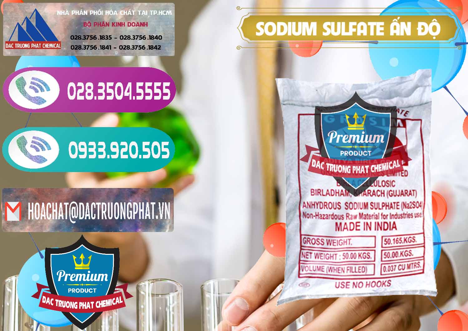 Công ty nhập khẩu & bán Sodium Sulphate - Muối Sunfat Na2SO4 Aditya Birla Grasim Ấn Độ India - 0462 - Công ty cung cấp và kinh doanh hóa chất tại TP.HCM - hoachatxulynuoc.com