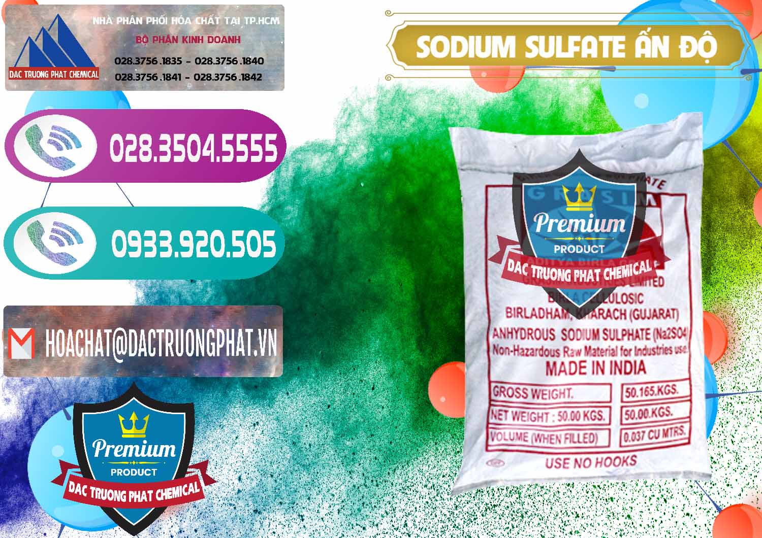 Đơn vị phân phối _ bán Sodium Sulphate - Muối Sunfat Na2SO4 Aditya Birla Grasim Ấn Độ India - 0462 - Công ty chuyên cung cấp ( kinh doanh ) hóa chất tại TP.HCM - hoachatxulynuoc.com