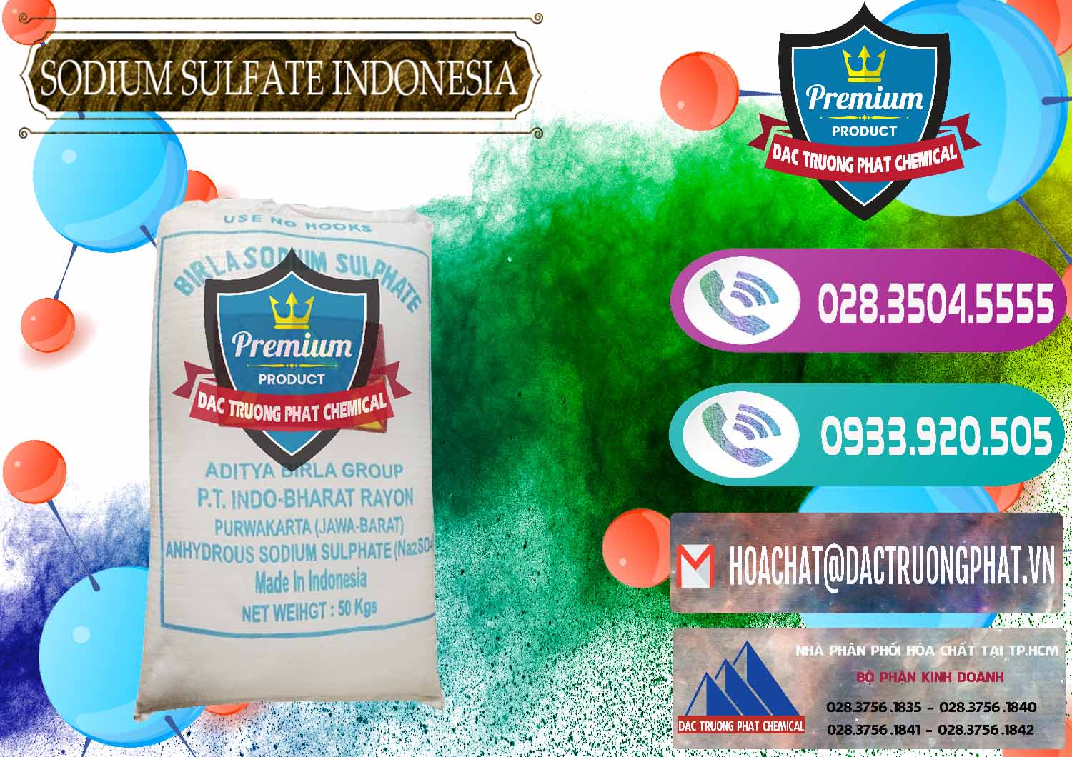 Cty bán và phân phối Sodium Sulphate - Muối Sunfat Na2SO4 99% Indonesia - 0459 - Cty bán và cung cấp hóa chất tại TP.HCM - hoachatxulynuoc.com