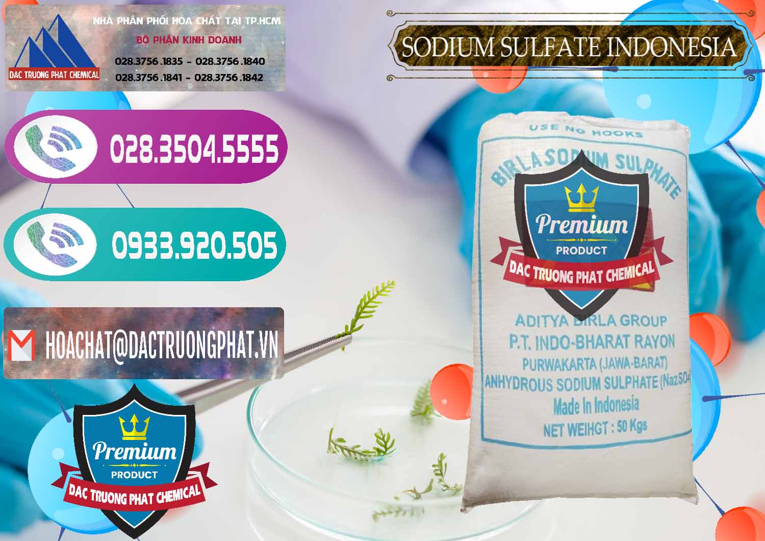 Cty chuyên cung cấp & bán Sodium Sulphate - Muối Sunfat Na2SO4 99% Indonesia - 0459 - Cty chuyên nhập khẩu _ phân phối hóa chất tại TP.HCM - hoachatxulynuoc.com