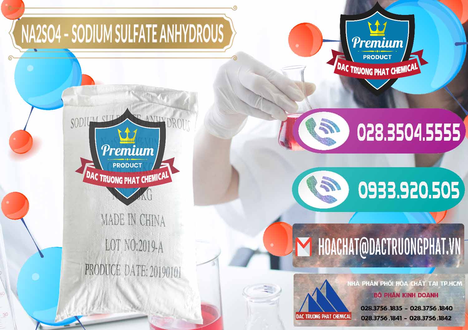 Chuyên bán & phân phối Sodium Sulphate - Muối Sunfat Na2SO4 PH 6-8 Trung Quốc China - 0099 - Cty chuyên cung ứng và phân phối hóa chất tại TP.HCM - hoachatxulynuoc.com