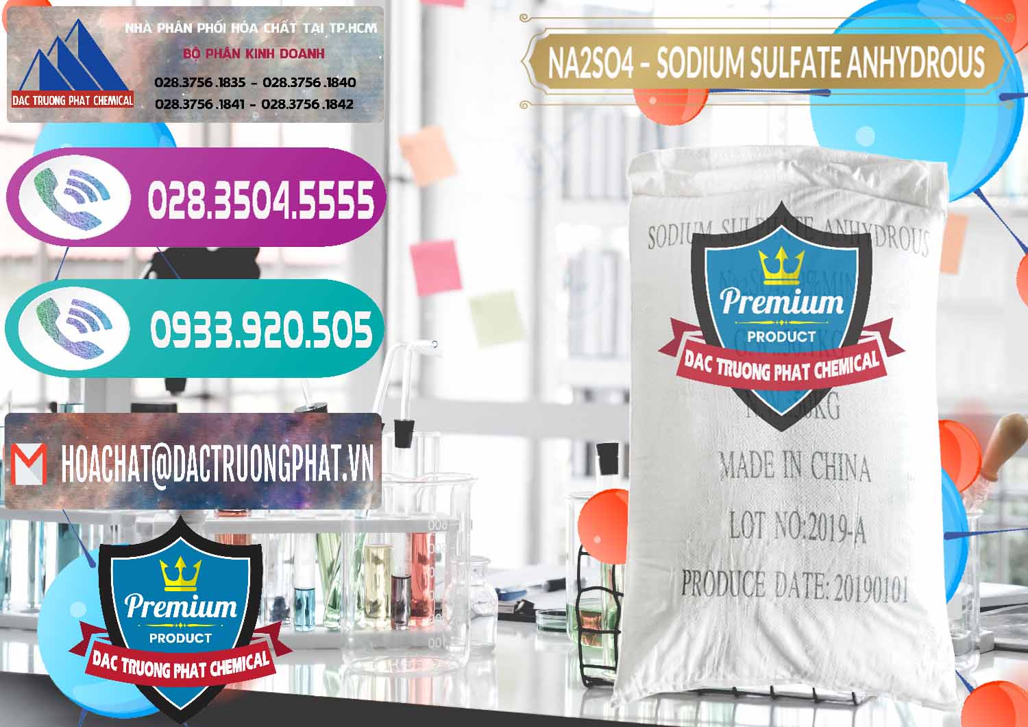 Nơi chuyên bán ( phân phối ) Sodium Sulphate - Muối Sunfat Na2SO4 PH 6-8 Trung Quốc China - 0099 - Công ty bán & phân phối hóa chất tại TP.HCM - hoachatxulynuoc.com