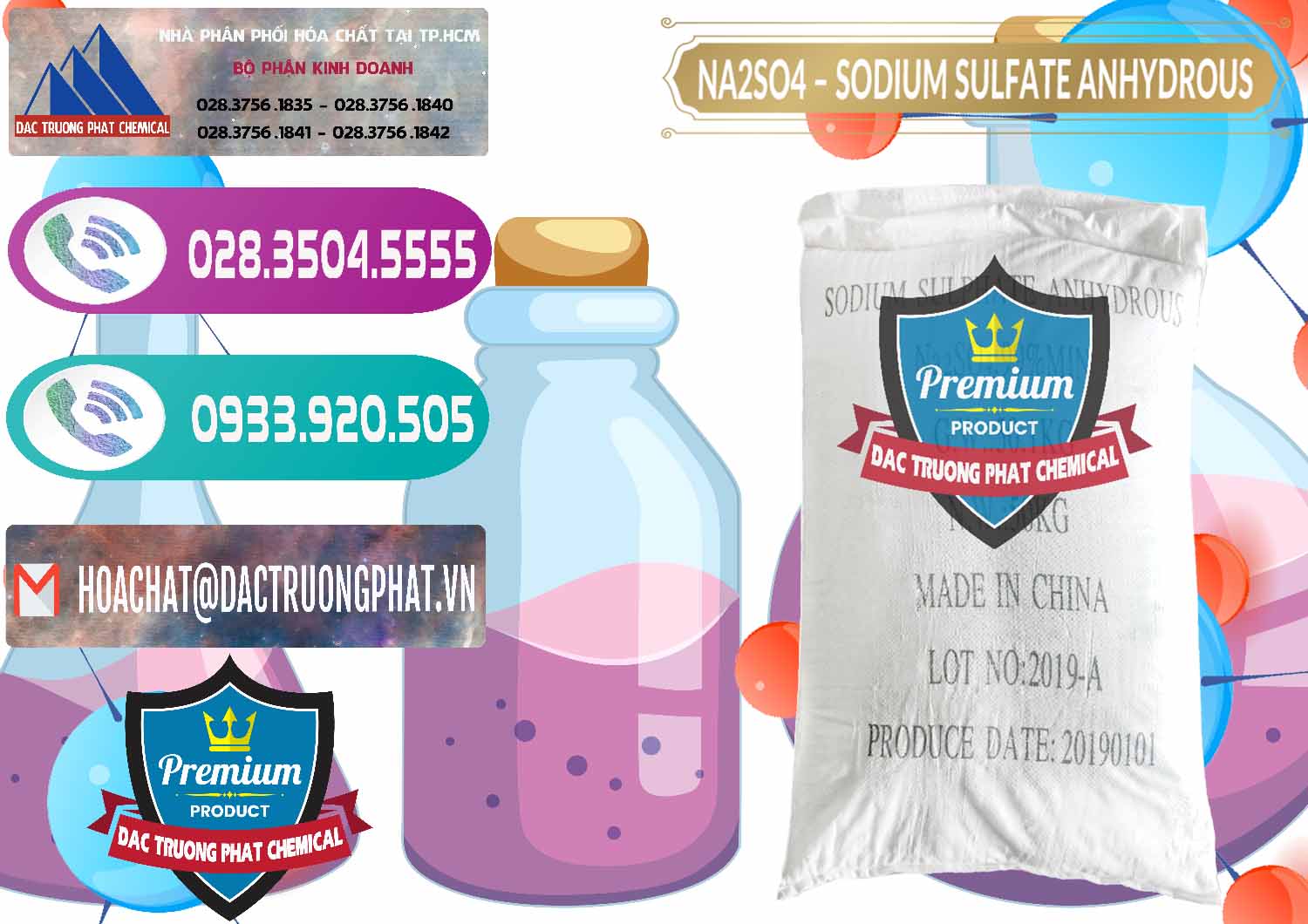 Chuyên bán _ phân phối Sodium Sulphate - Muối Sunfat Na2SO4 PH 6-8 Trung Quốc China - 0099 - Chuyên phân phối ( cung ứng ) hóa chất tại TP.HCM - hoachatxulynuoc.com