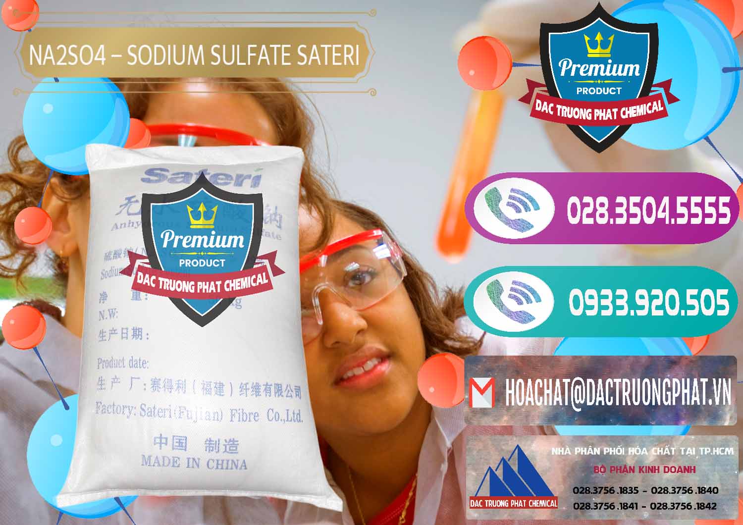 Công ty nhập khẩu - bán Sodium Sulphate - Muối Sunfat Na2SO4 Sateri Trung Quốc China - 0100 - Công ty chuyên bán và phân phối hóa chất tại TP.HCM - hoachatxulynuoc.com