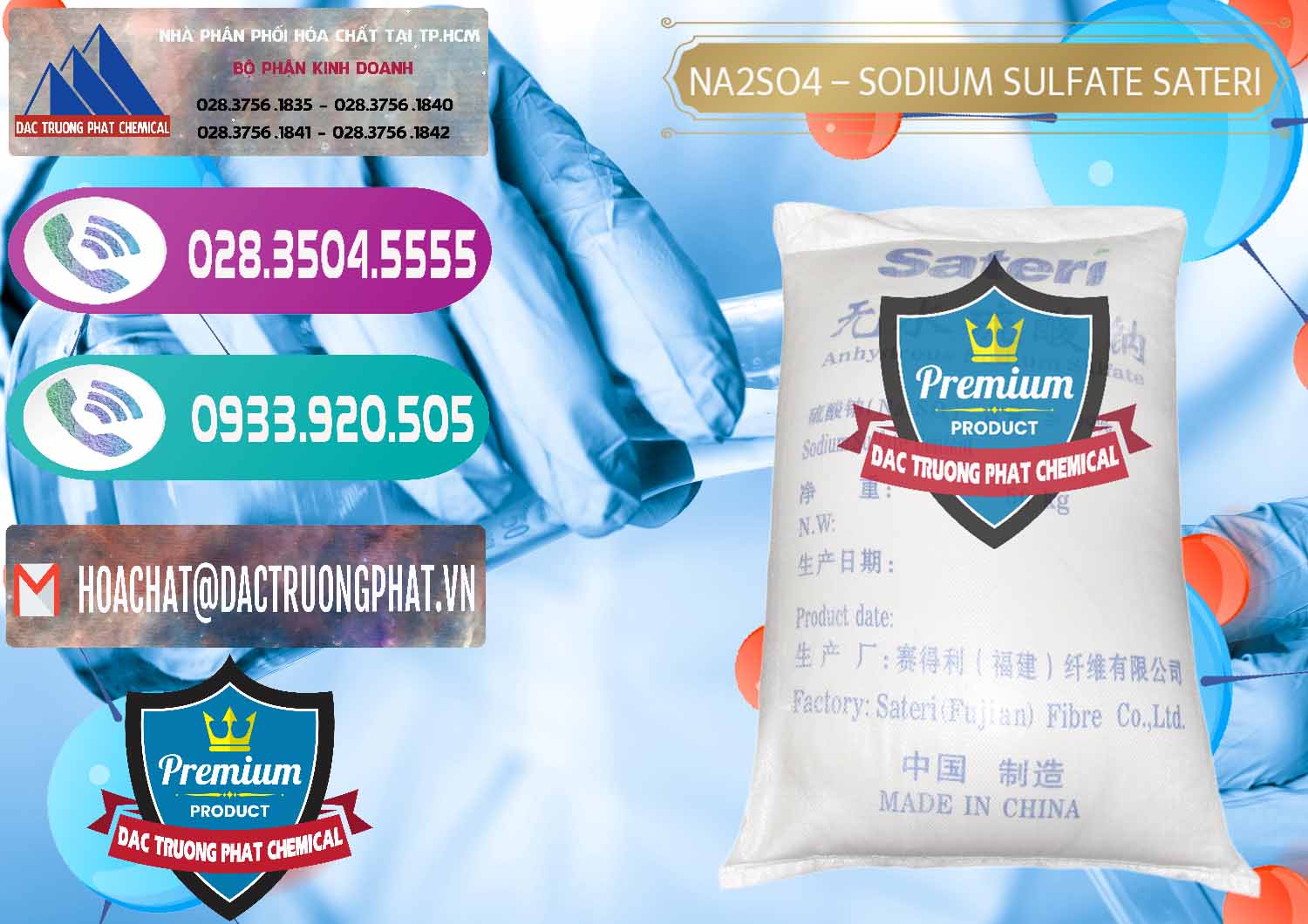 Chuyên cung cấp & bán Sodium Sulphate - Muối Sunfat Na2SO4 Sateri Trung Quốc China - 0100 - Nhà phân phối và kinh doanh hóa chất tại TP.HCM - hoachatxulynuoc.com