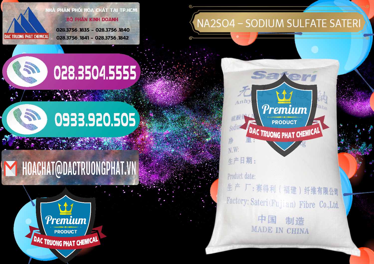 Kinh doanh ( bán ) Sodium Sulphate - Muối Sunfat Na2SO4 Sateri Trung Quốc China - 0100 - Cty nhập khẩu và cung cấp hóa chất tại TP.HCM - hoachatxulynuoc.com