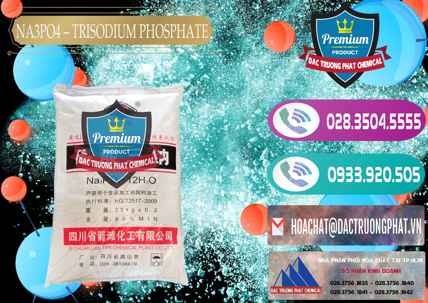 Công ty chuyên bán & phân phối Na3PO4 – Trisodium Phosphate Trung Quốc China JT - 0102 - Đơn vị chuyên phân phối & bán hóa chất tại TP.HCM - hoachatxulynuoc.com