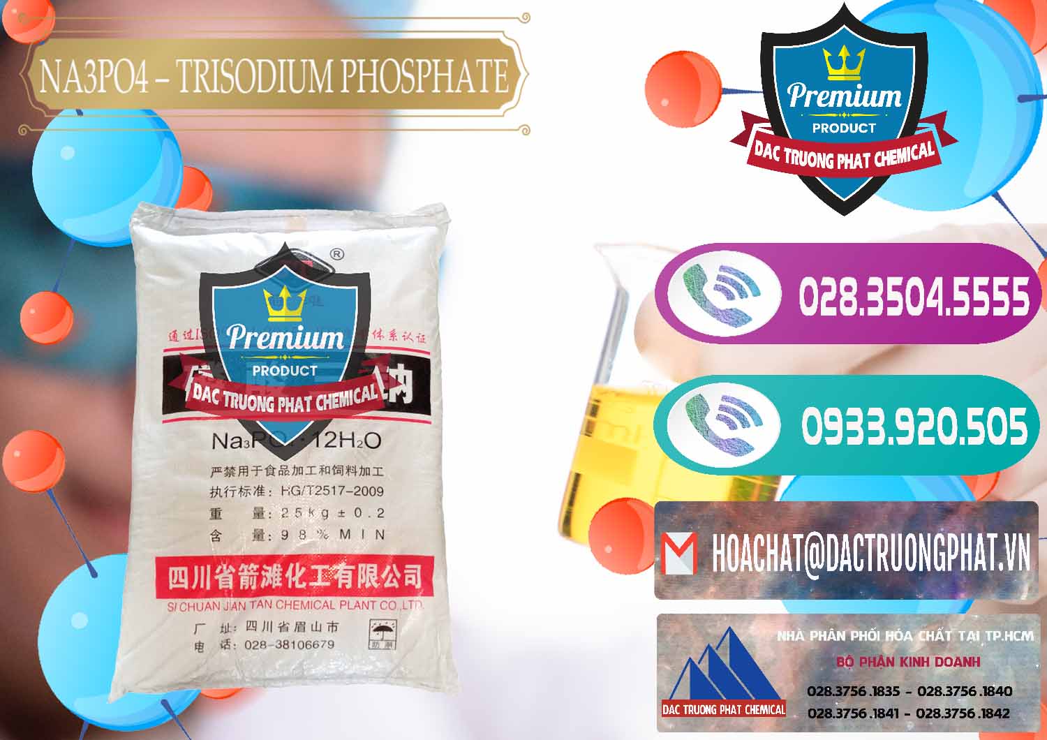 Cty chuyên bán và cung cấp Na3PO4 – Trisodium Phosphate Trung Quốc China JT - 0102 - Cty kinh doanh và cung cấp hóa chất tại TP.HCM - hoachatxulynuoc.com
