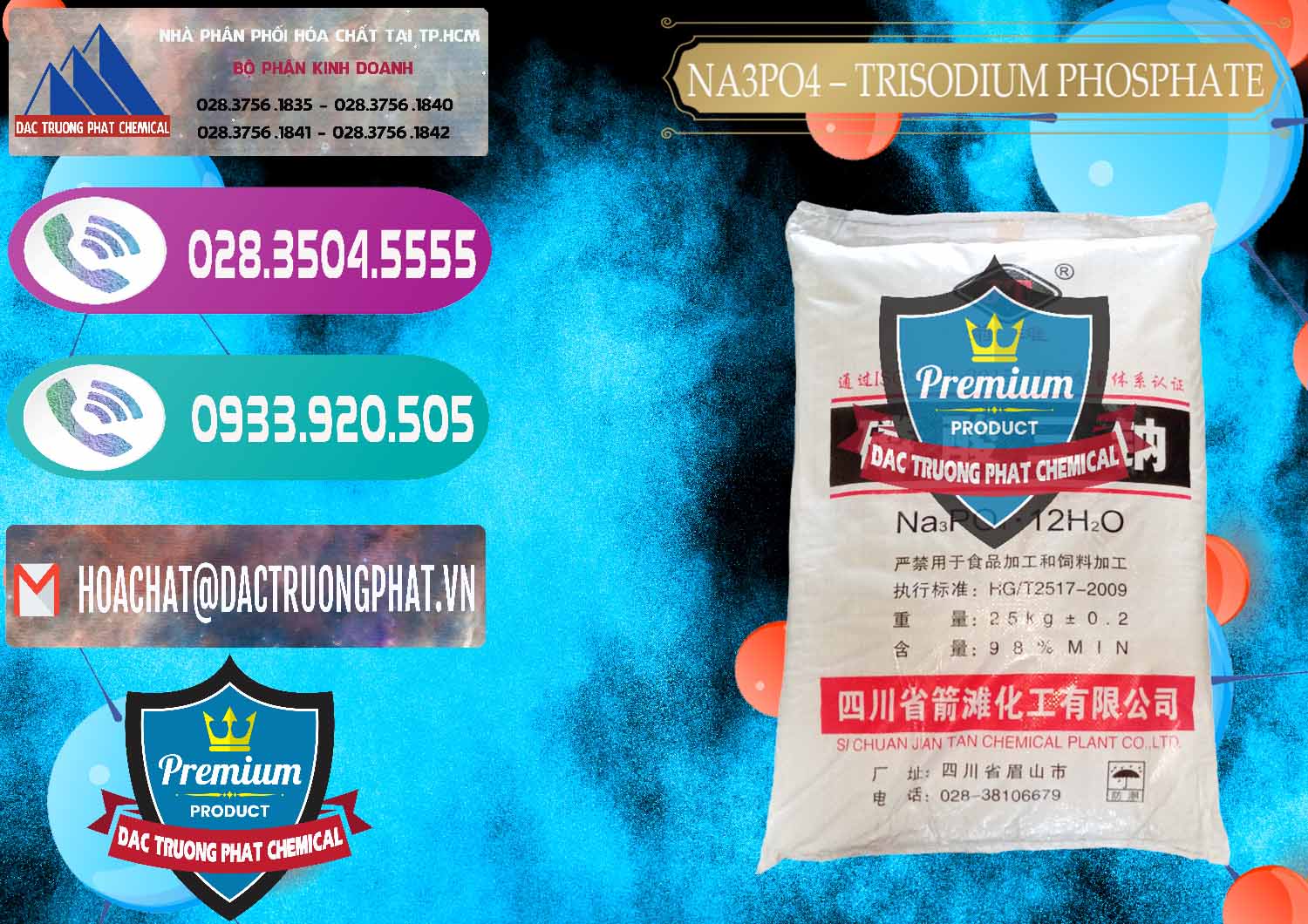 Cty phân phối _ bán Na3PO4 – Trisodium Phosphate Trung Quốc China JT - 0102 - Cty chuyên cung cấp - kinh doanh hóa chất tại TP.HCM - hoachatxulynuoc.com