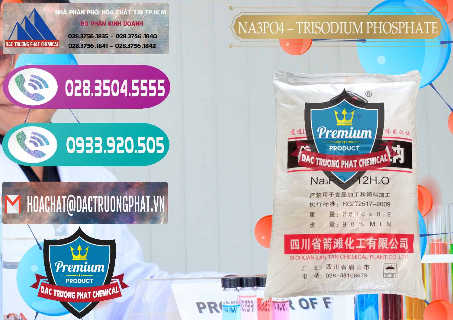 Đơn vị chuyên bán _ cung cấp Na3PO4 – Trisodium Phosphate Trung Quốc China JT - 0102 - Nơi phân phối và cung ứng hóa chất tại TP.HCM - hoachatxulynuoc.com