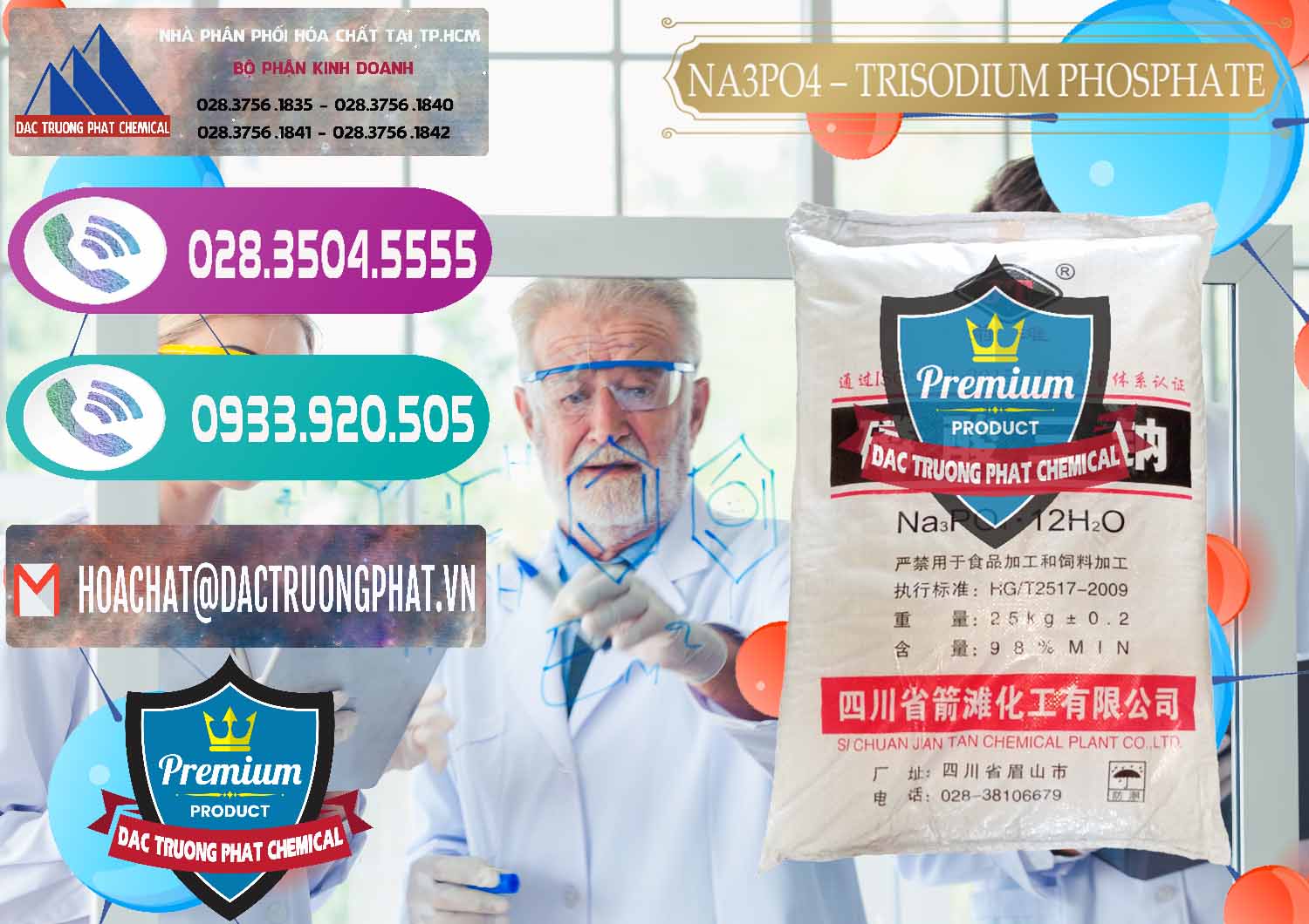 Công ty chuyên cung ứng - bán Na3PO4 – Trisodium Phosphate Trung Quốc China JT - 0102 - Cung cấp và nhập khẩu hóa chất tại TP.HCM - hoachatxulynuoc.com