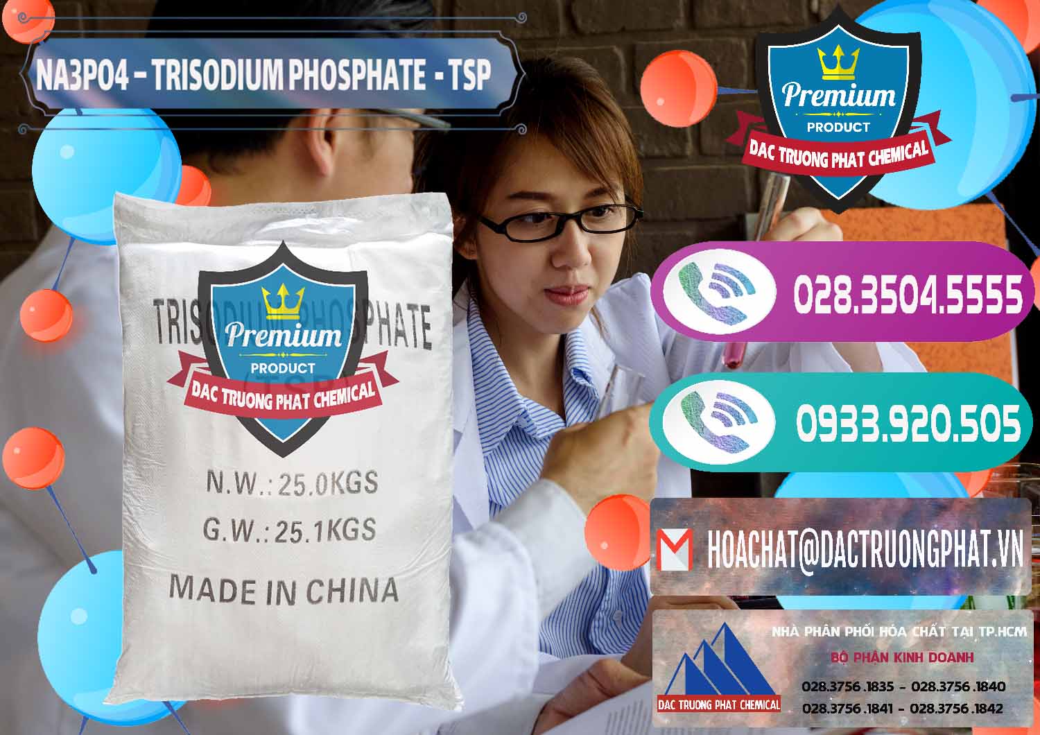 Cty bán _ cung cấp Na3PO4 – Trisodium Phosphate Trung Quốc China TSP - 0103 - Nơi phân phối ( cung cấp ) hóa chất tại TP.HCM - hoachatxulynuoc.com