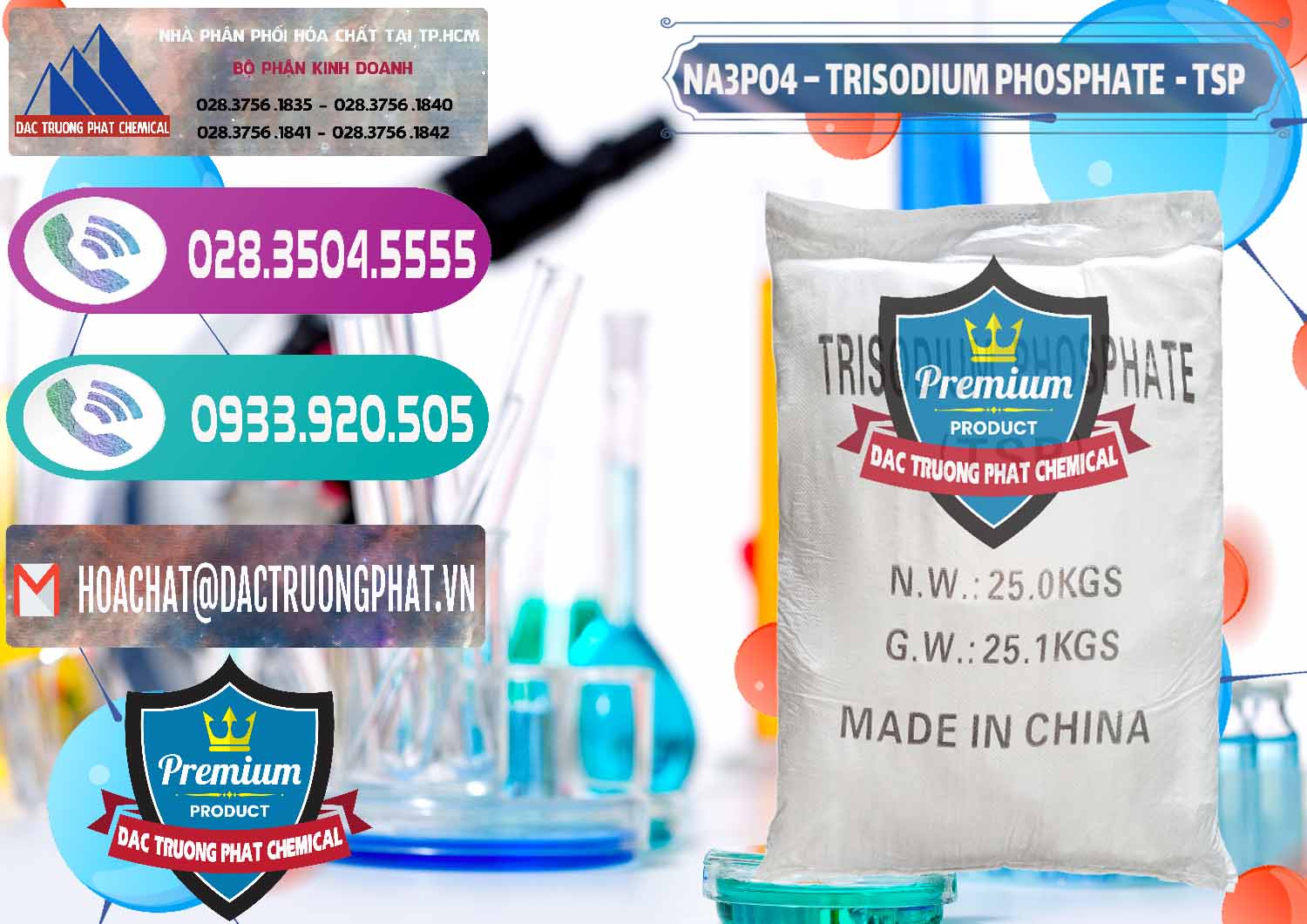 Công ty bán và cung cấp Na3PO4 – Trisodium Phosphate Trung Quốc China TSP - 0103 - Cty cung cấp & bán hóa chất tại TP.HCM - hoachatxulynuoc.com