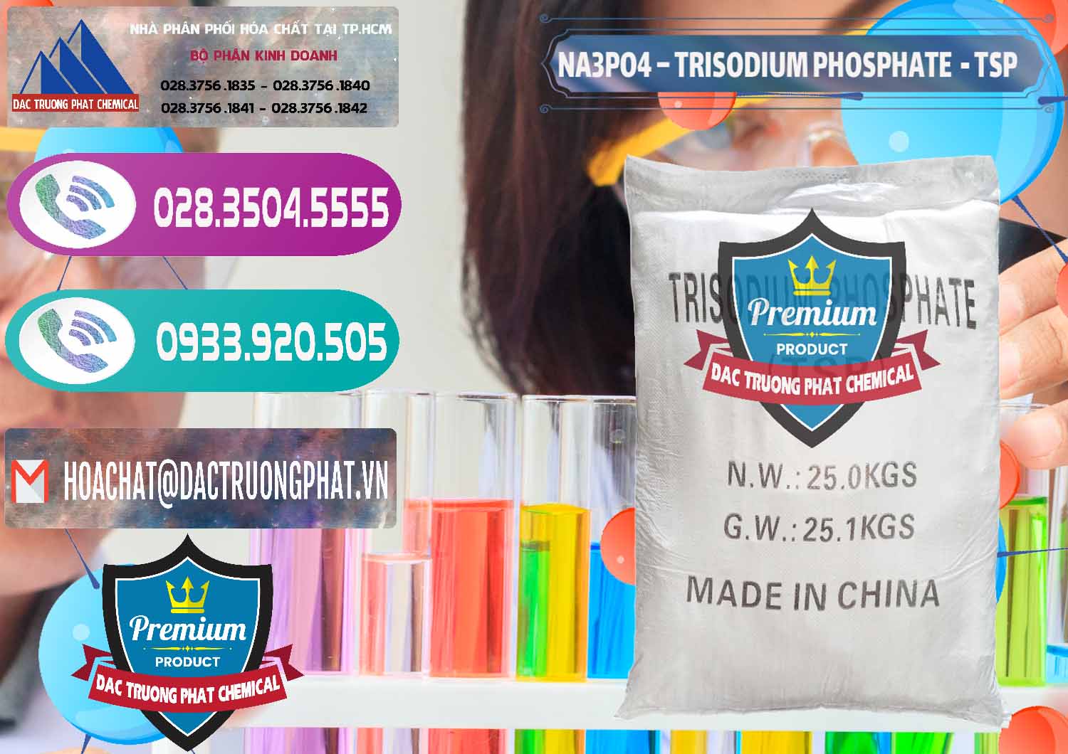 Bán & phân phối Na3PO4 – Trisodium Phosphate Trung Quốc China TSP - 0103 - Nơi cung cấp _ phân phối hóa chất tại TP.HCM - hoachatxulynuoc.com