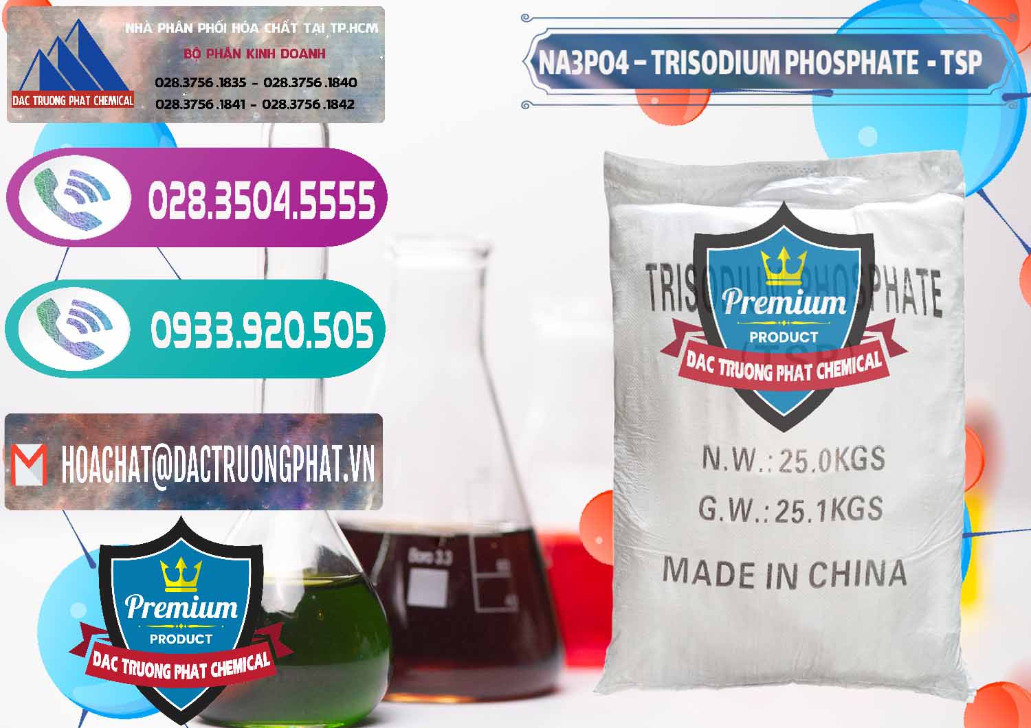 Đơn vị phân phối - bán Na3PO4 – Trisodium Phosphate Trung Quốc China TSP - 0103 - Nơi chuyên nhập khẩu và cung cấp hóa chất tại TP.HCM - hoachatxulynuoc.com