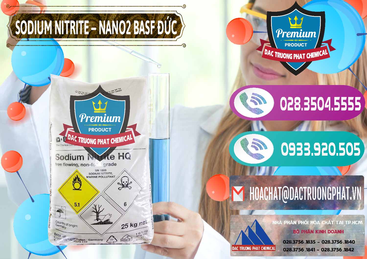 Công ty cung cấp và bán Sodium Nitrite - NANO2 Đức BASF Germany - 0148 - Đơn vị nhập khẩu ( cung cấp ) hóa chất tại TP.HCM - hoachatxulynuoc.com