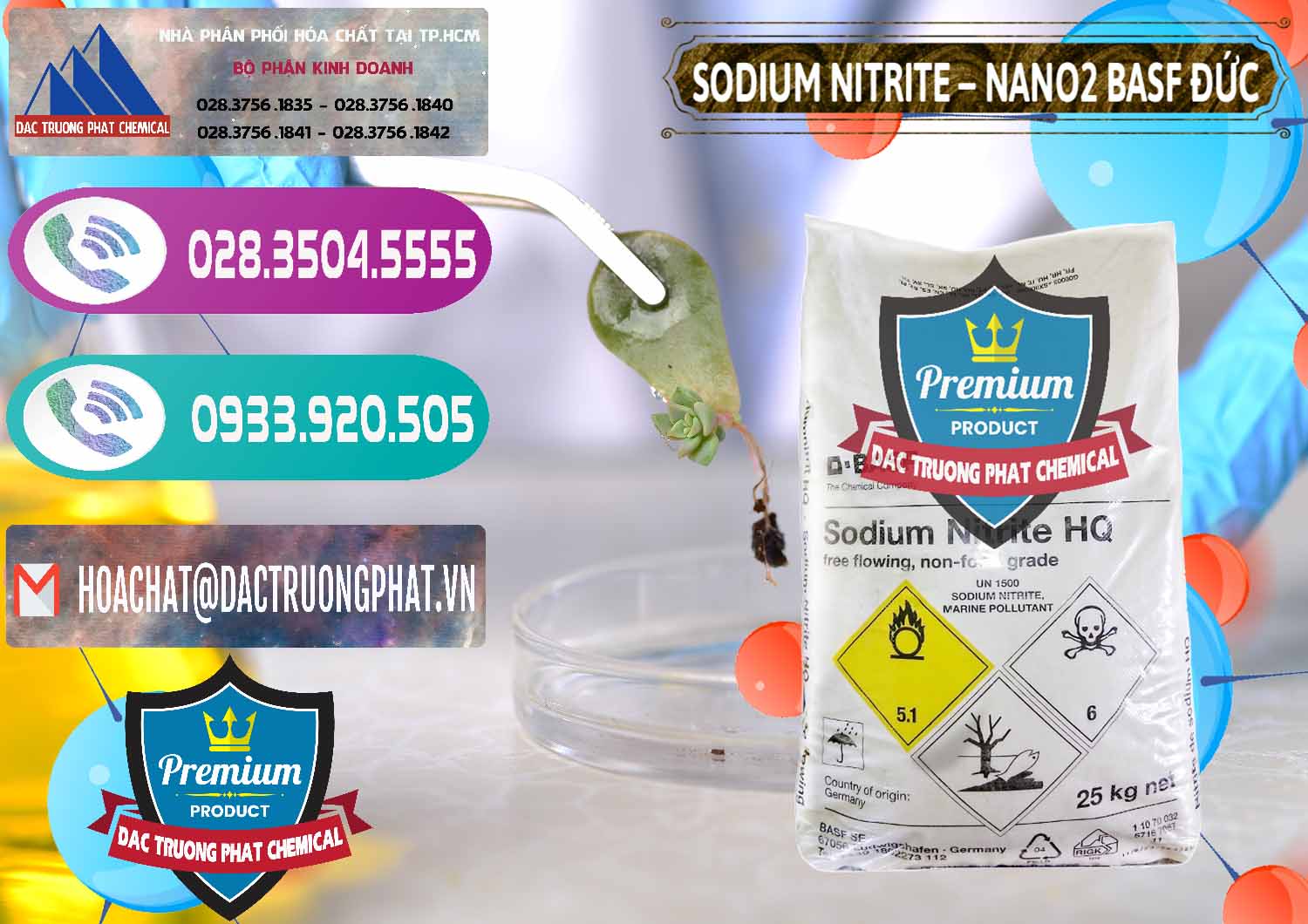 Chuyên phân phối & bán Sodium Nitrite - NANO2 Đức BASF Germany - 0148 - Nhà cung cấp - phân phối hóa chất tại TP.HCM - hoachatxulynuoc.com