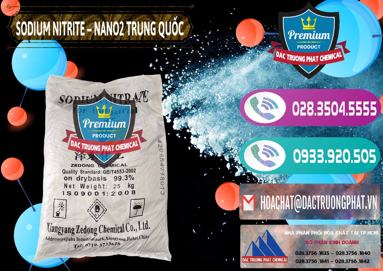 Công ty cung cấp ( bán ) Sodium Nitrite - NANO2 Zedong Trung Quốc China - 0149 - Cty chuyên cung cấp & kinh doanh hóa chất tại TP.HCM - hoachatxulynuoc.com