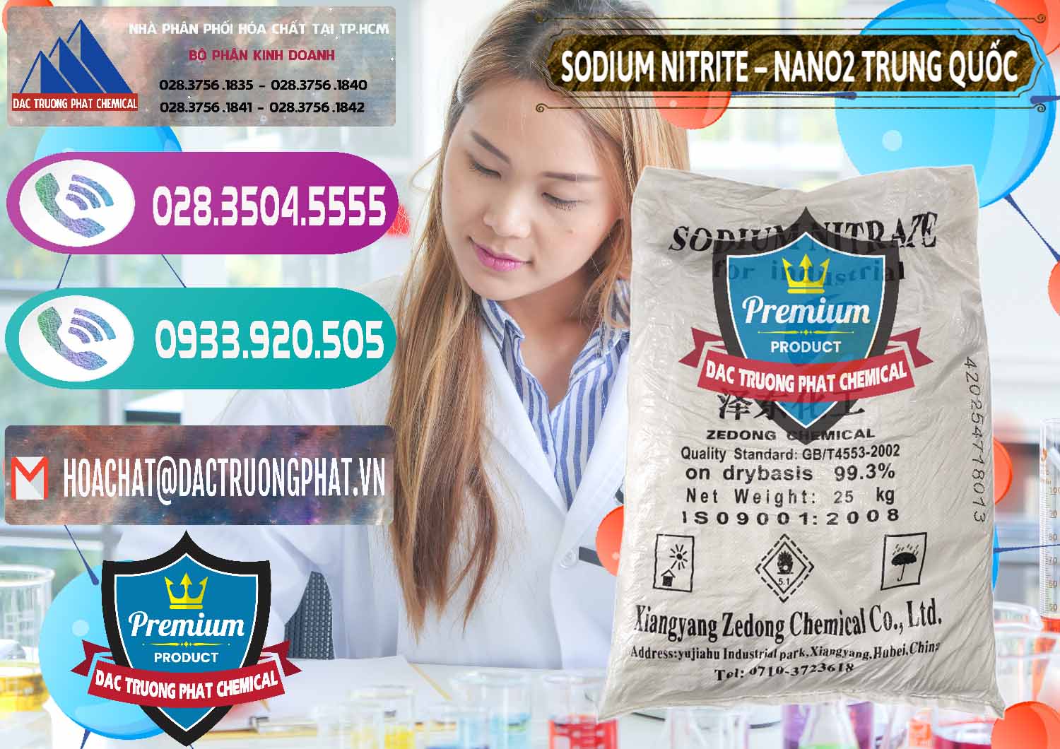 Nơi chuyên phân phối ( bán ) Sodium Nitrite - NANO2 Zedong Trung Quốc China - 0149 - Cty cung cấp và kinh doanh hóa chất tại TP.HCM - hoachatxulynuoc.com