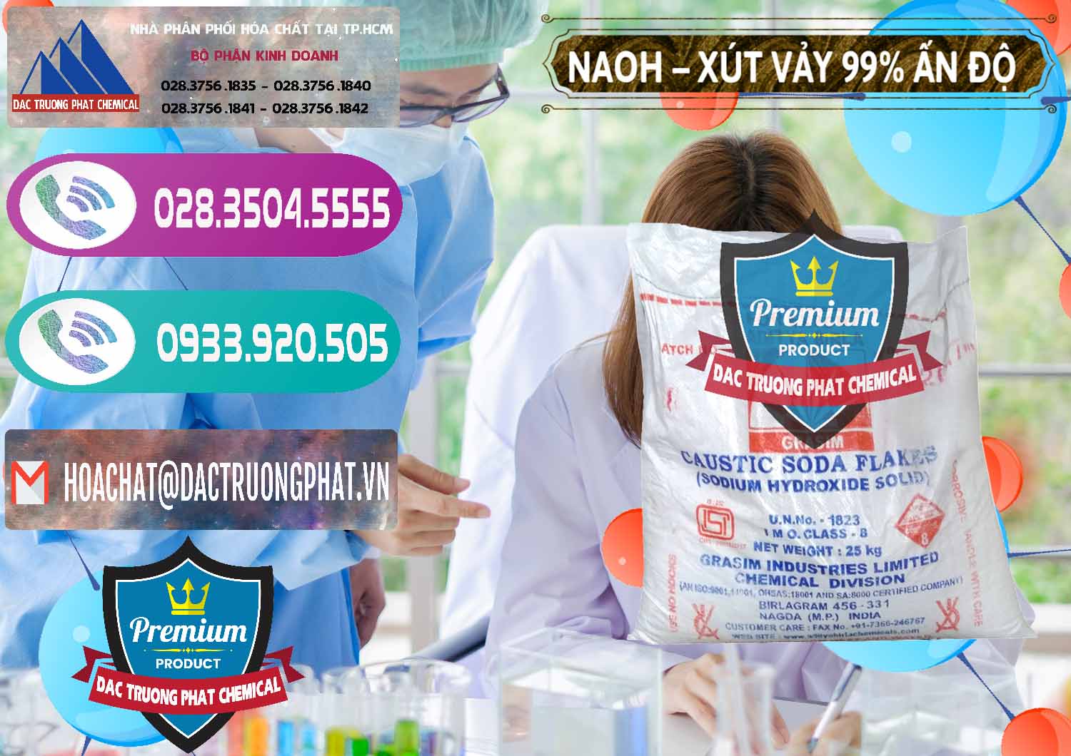 Chuyên bán ( cung ứng ) Xút Vảy - NaOH Vảy 99% Aditya Birla Grasim Ấn Độ India - 0171 - Đơn vị cung cấp - kinh doanh hóa chất tại TP.HCM - hoachatxulynuoc.com