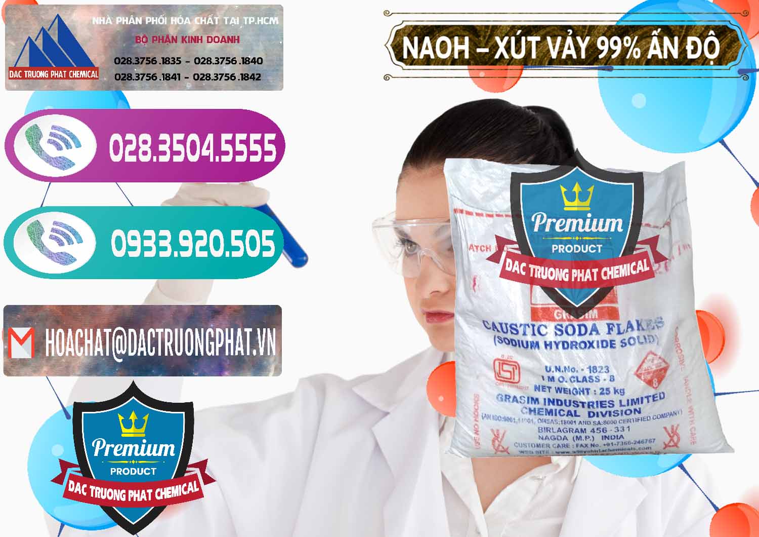 Công ty cung ứng ( bán ) Xút Vảy - NaOH Vảy 99% Aditya Birla Grasim Ấn Độ India - 0171 - Phân phối - cung cấp hóa chất tại TP.HCM - hoachatxulynuoc.com