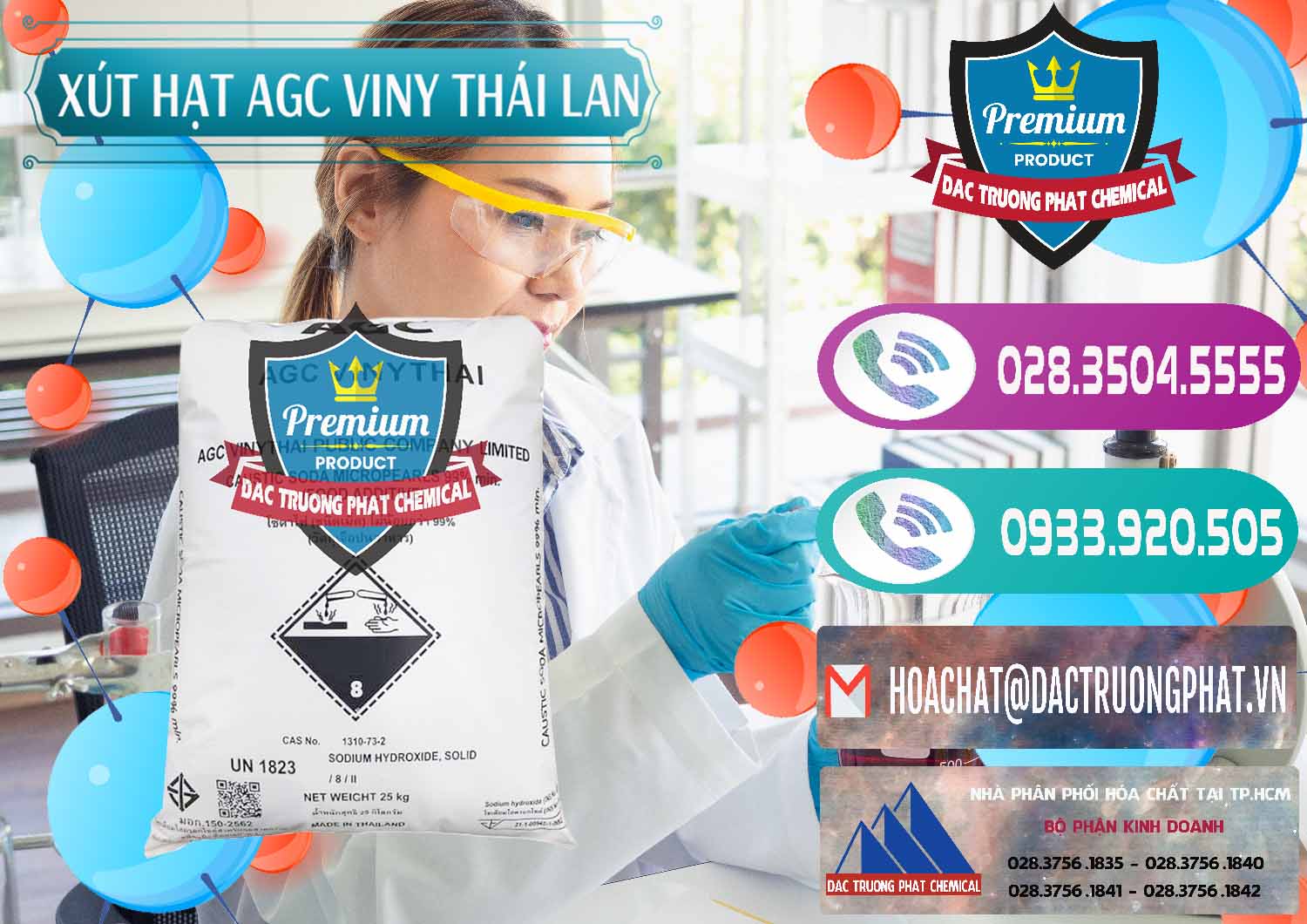 Đơn vị cung ứng - bán Xút Hạt - NaOH Bột 99% AGC Viny Thái Lan - 0399 - Nơi phân phối _ cung ứng hóa chất tại TP.HCM - hoachatxulynuoc.com