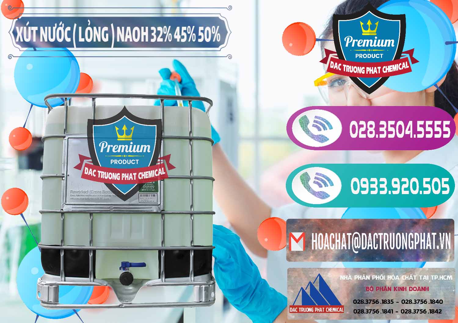 Cty cung cấp - phân phối Xút Lỏng – NaOH Lỏng 32% 45% 50% Việt Nam - 0195 - Đơn vị chuyên bán & cung ứng hóa chất tại TP.HCM - hoachatxulynuoc.com