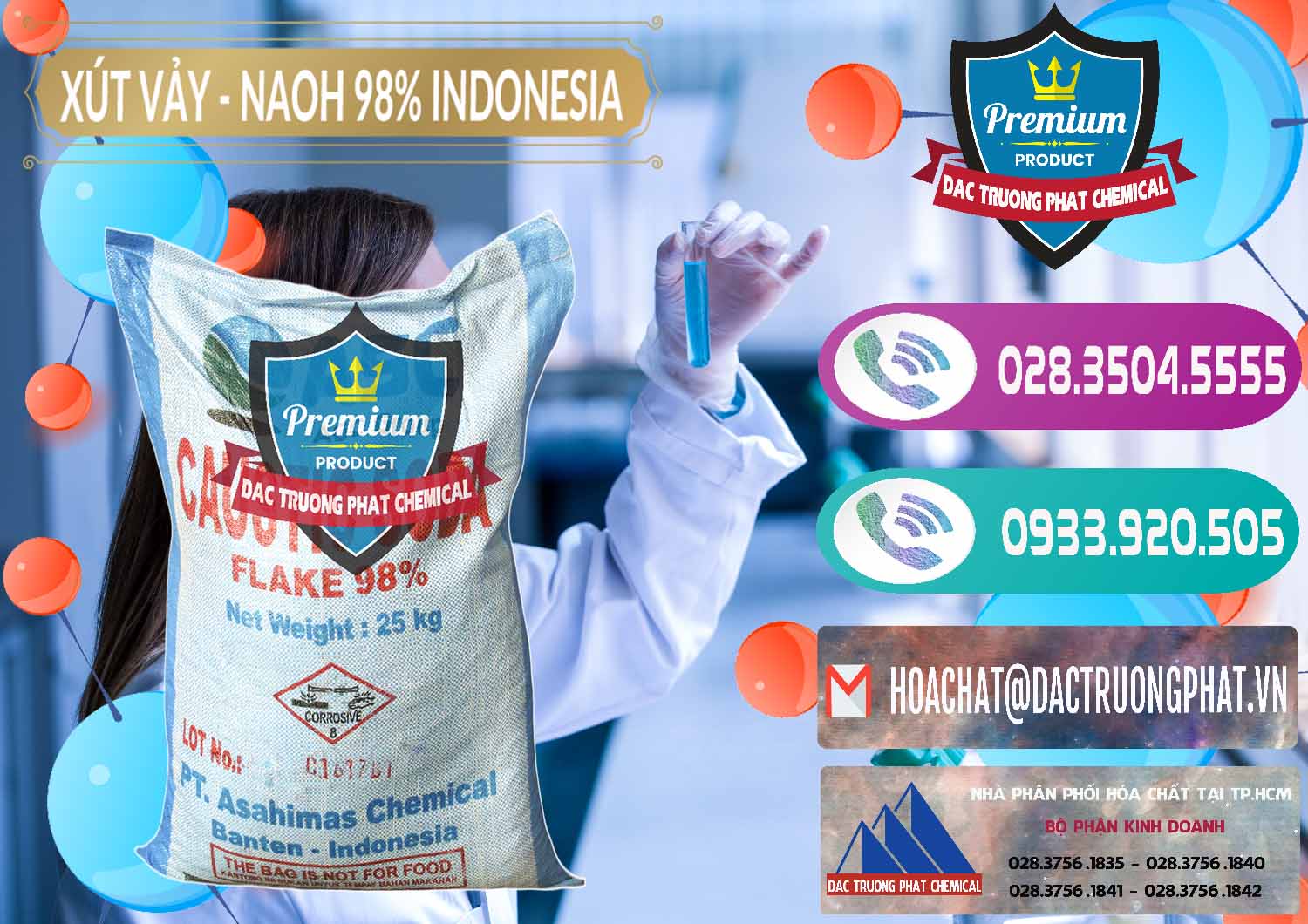 Cung ứng _ bán Xút Vảy - NaOH Vảy 98% ASC Indonesia - 0172 - Nhà cung cấp - phân phối hóa chất tại TP.HCM - hoachatxulynuoc.com